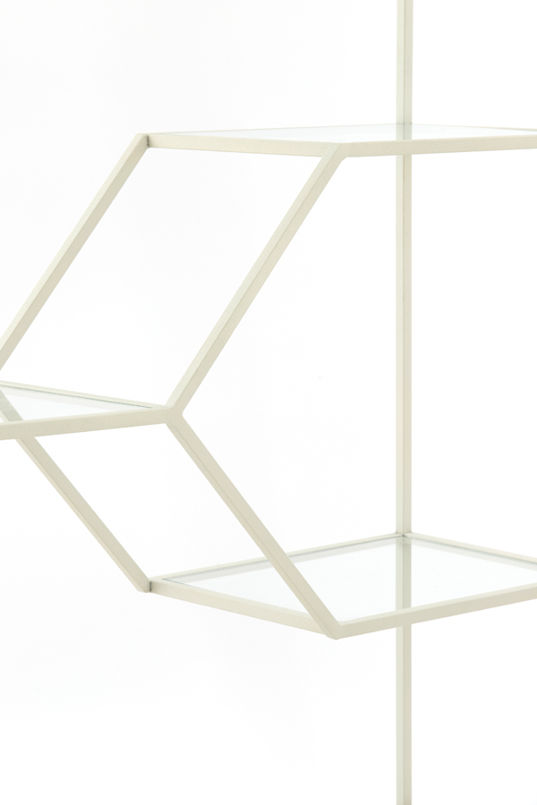 Light & Living Schrank AINO in Farbe klar, creme, Lampe