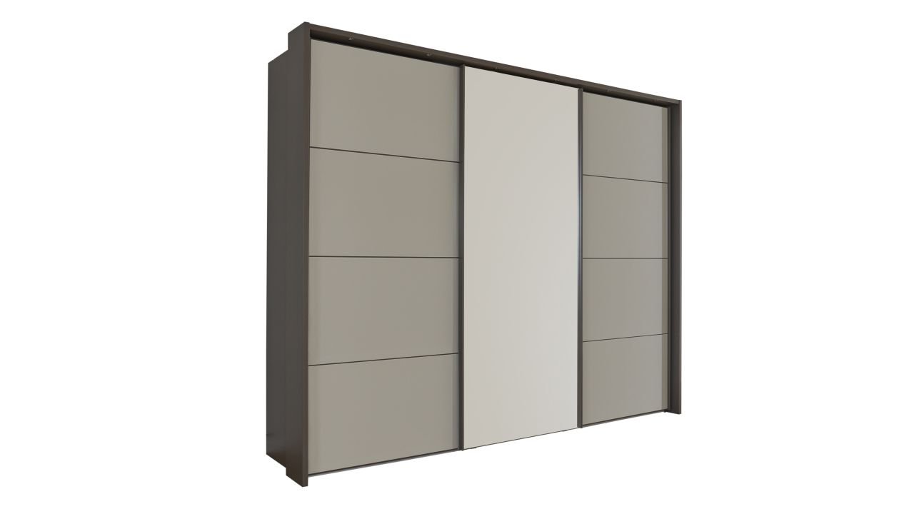 Wiemann Schwebetürenschrank Kos in anthrazit/kieselgrau ca. 250 cm breit