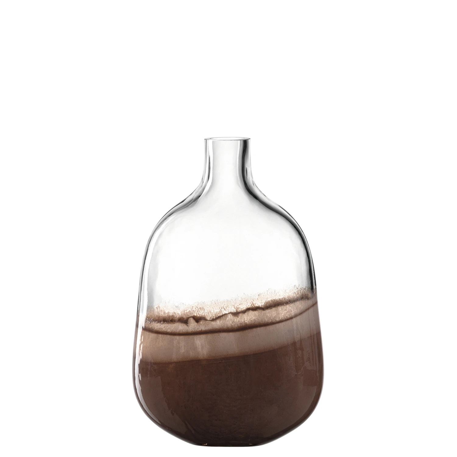 Leonardo Vase Casolare 33,5cm in Farbe braun