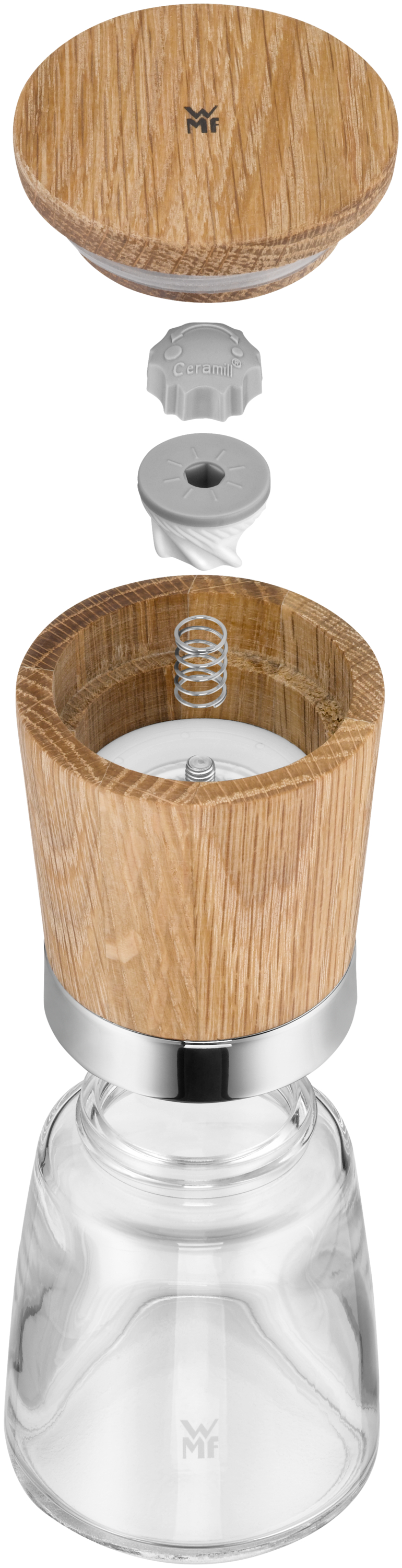 WMF Nature Gewürzmühlen-Set, 2-teilig in braun