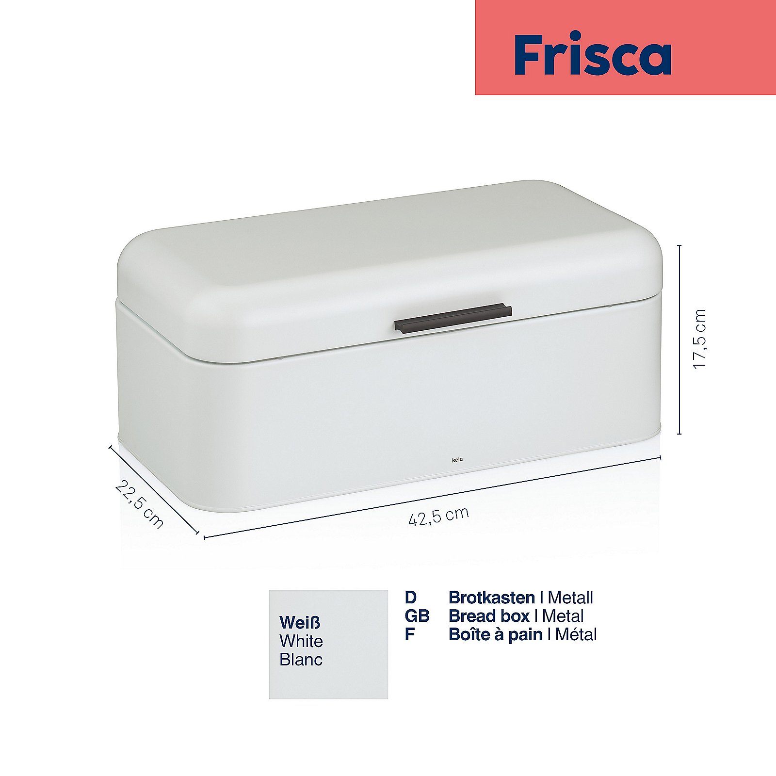 Kela Brotkasten FRISCA in Weiß, Computerausrüstung, Elektronik, Hardware, Postfach, Kiste