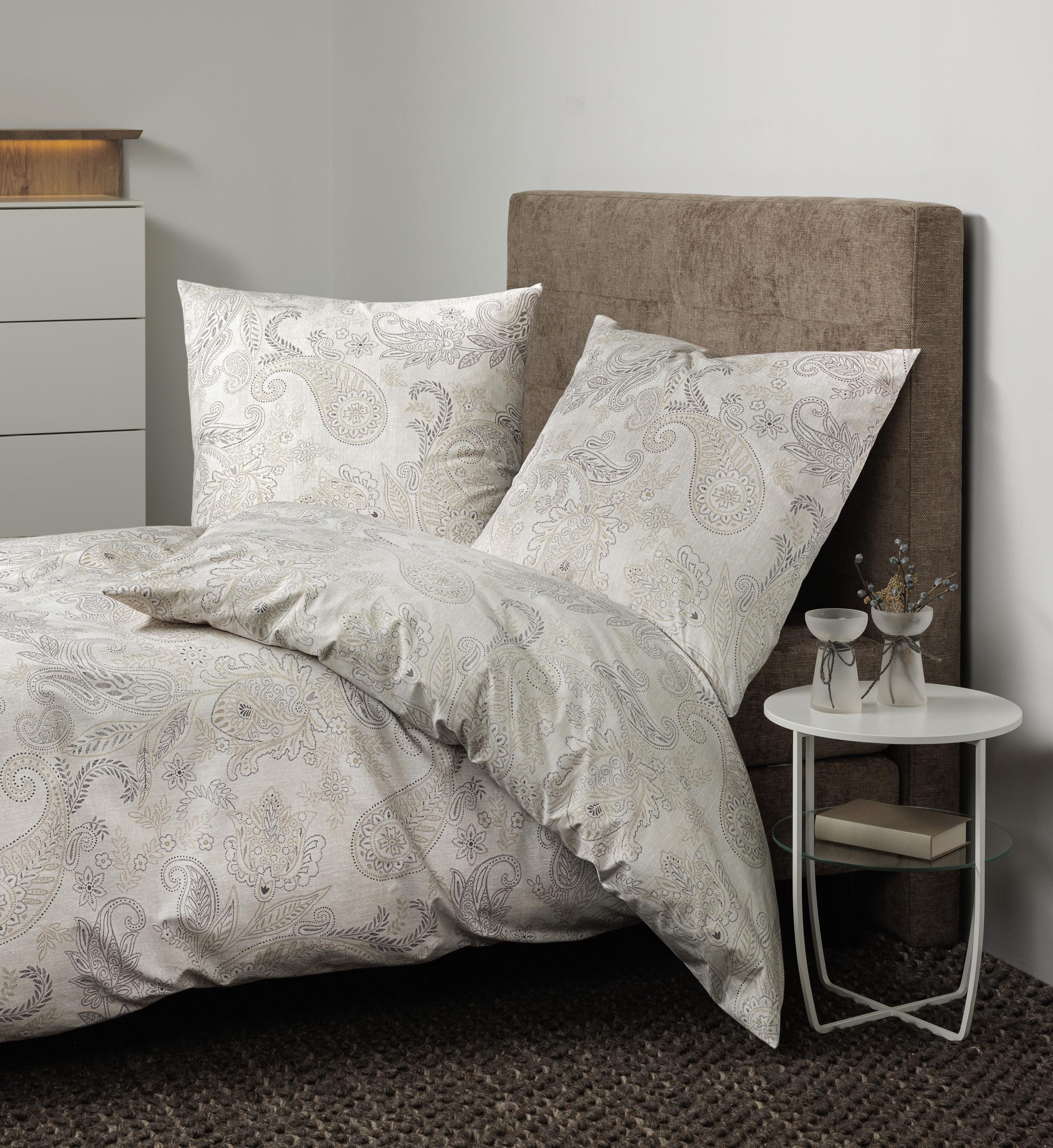 Janine Design Bettwäsche 155x220cm CORTINA in Farbe Natur
