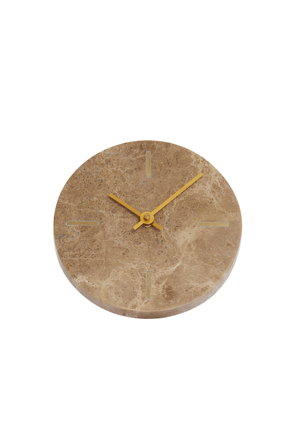 Uhr MORENO  in Marmor braun