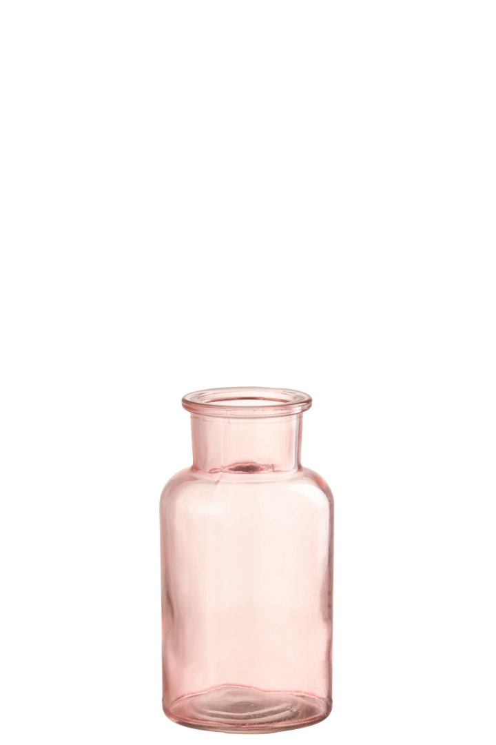 Vase in Rosa, Glass, Krug, Glas, Töpferei, Vase, Flasche