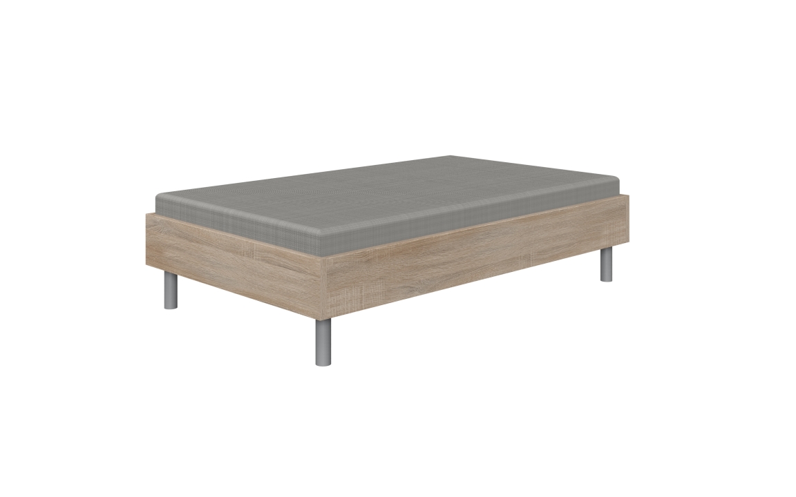 Wimex Bettgestell Easy Beds Comfort 29, ca. 90 x 200 in Eiche sägerau Nachbildung