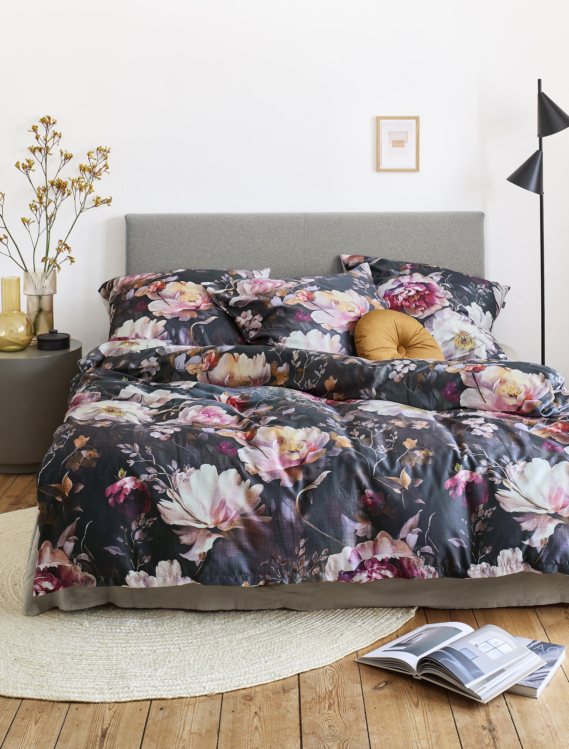 Irisette Mako-Satin Bettwäsche WAVE ca. 155x220cm in Farbe multi, Moebel, Bett, Bettlaken