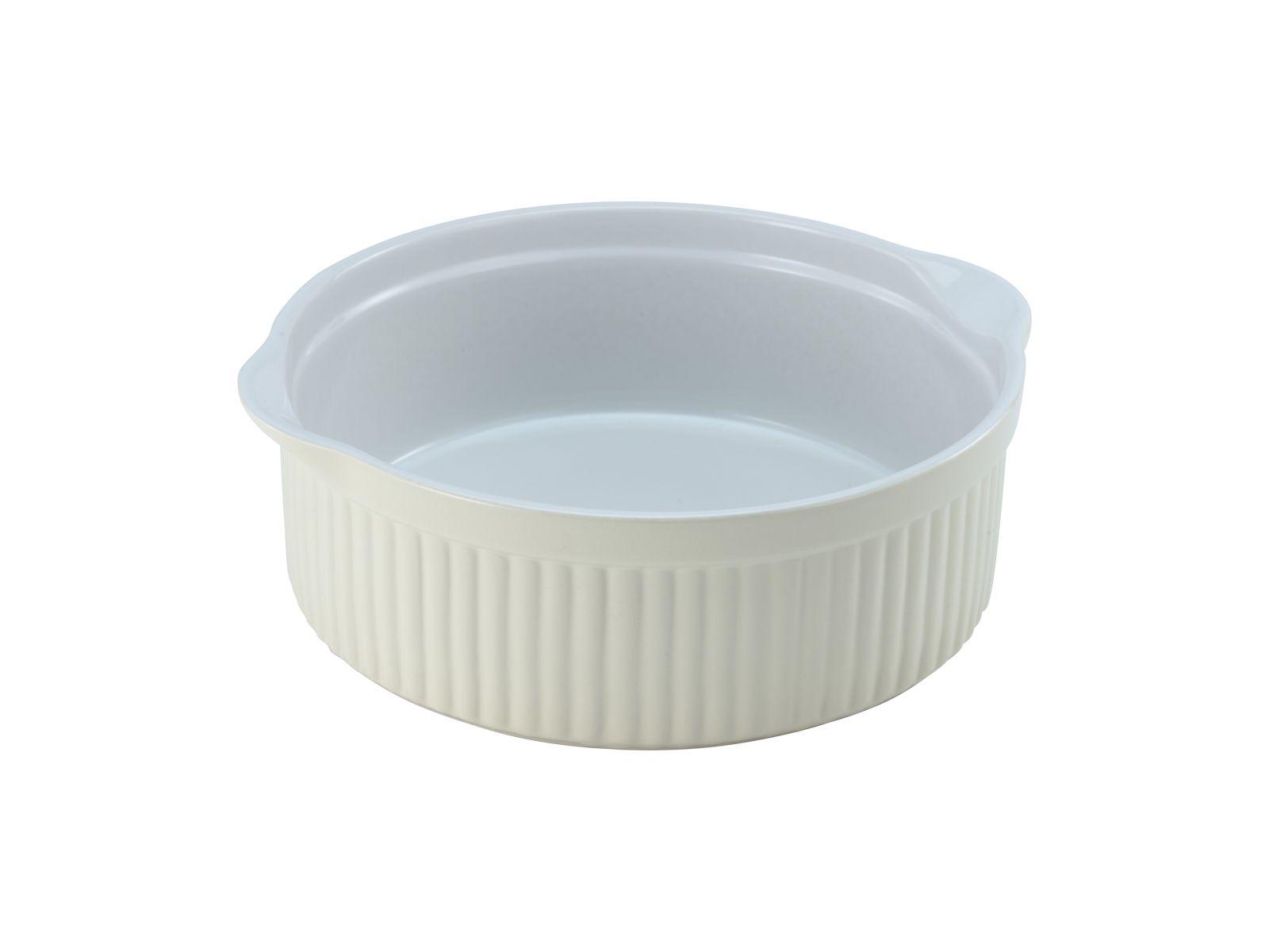 CreaTable Auflaufform Pastell Kitchen in Farbe Creme glänzend