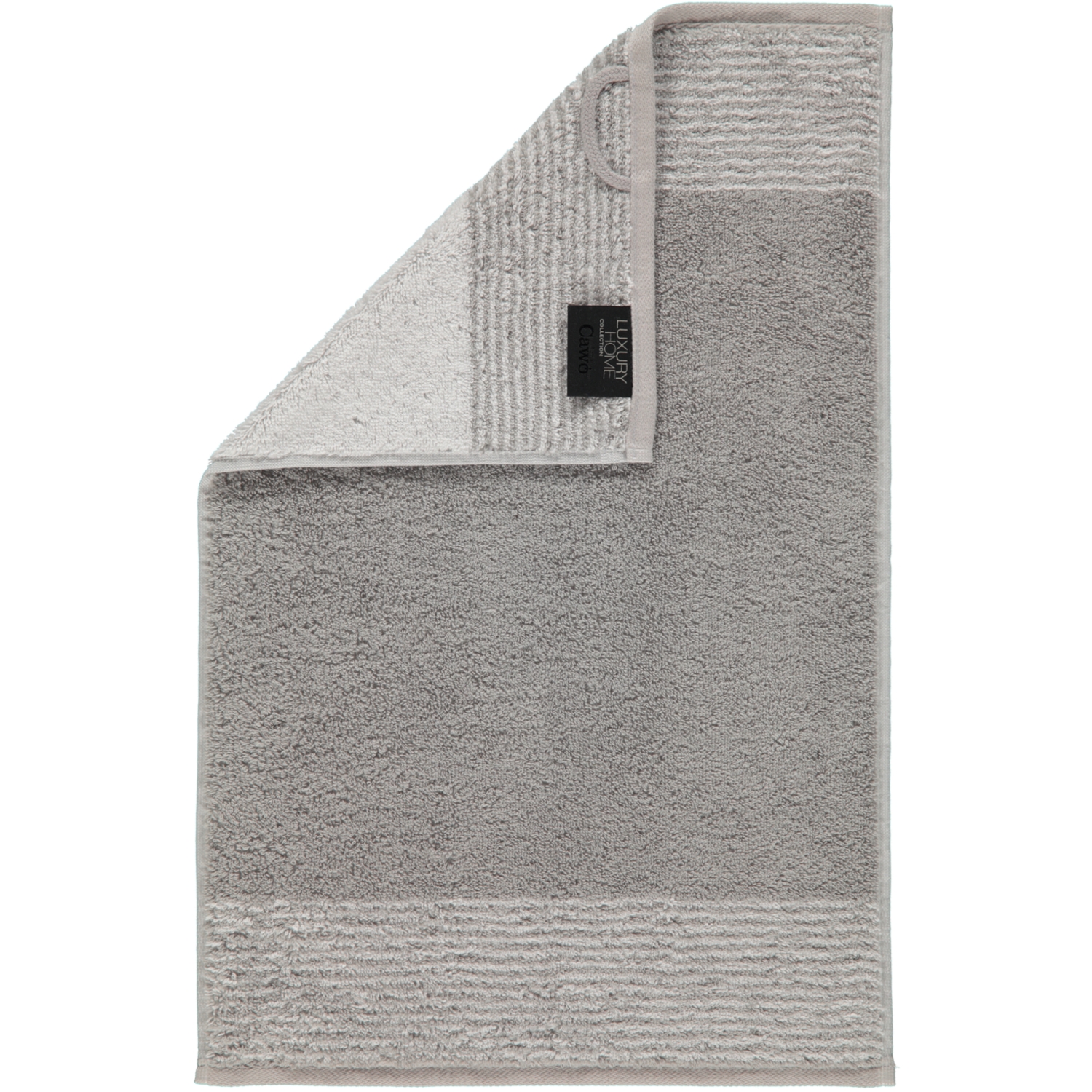 Cawö Gästetuch TWO-TONE 30x50cm in Farbe platin