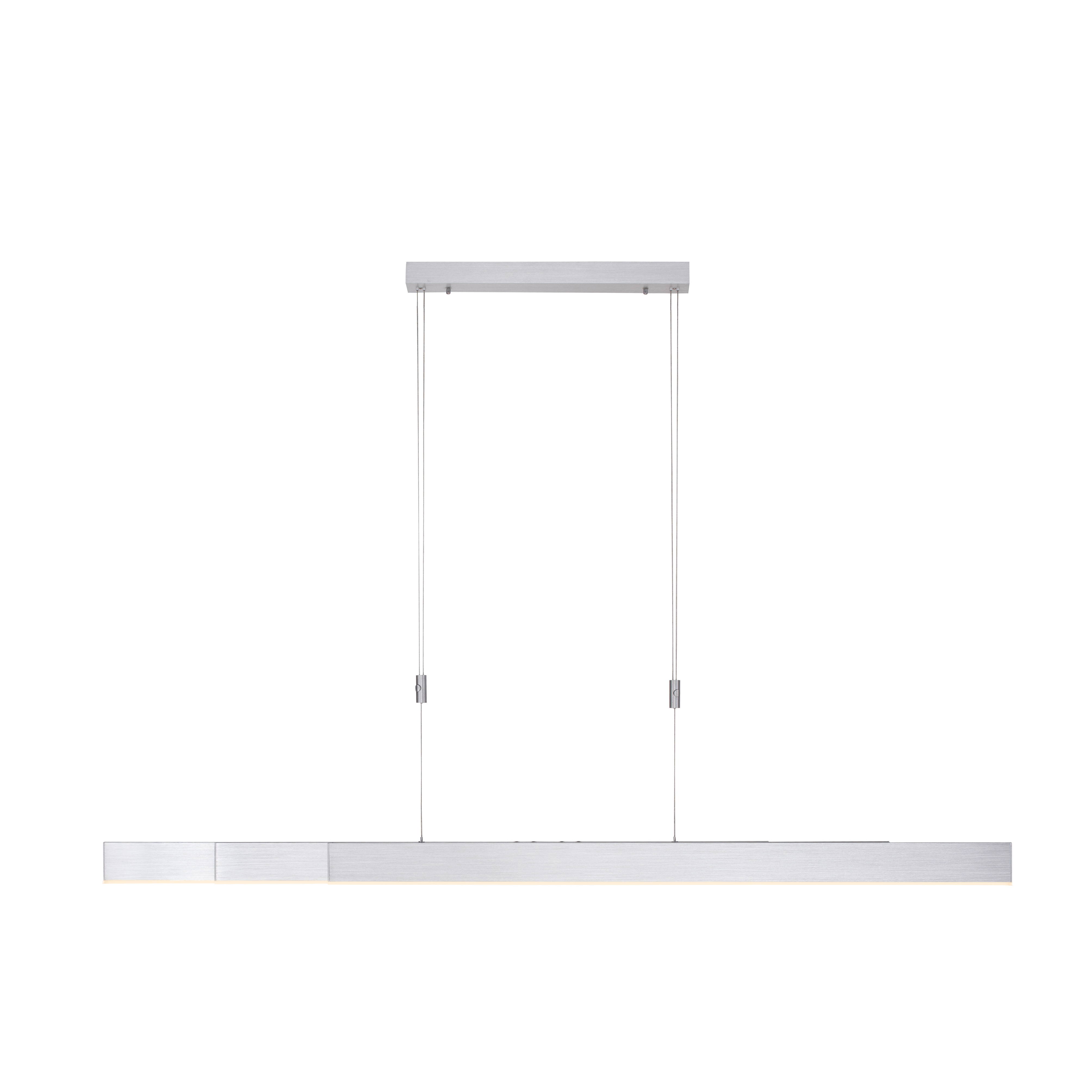 Paul Neuhaus LED-Pendelleuchte PURE MOTO 3-flammig in Farbe aluminium