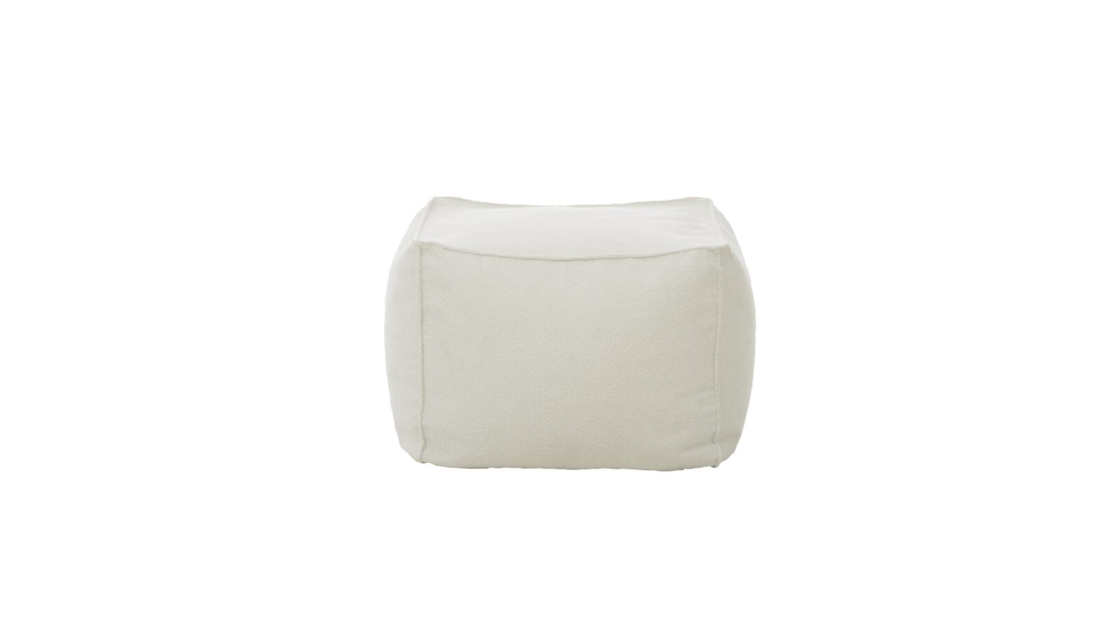 Roomio Hocker 4121 in Stoff Loop white
