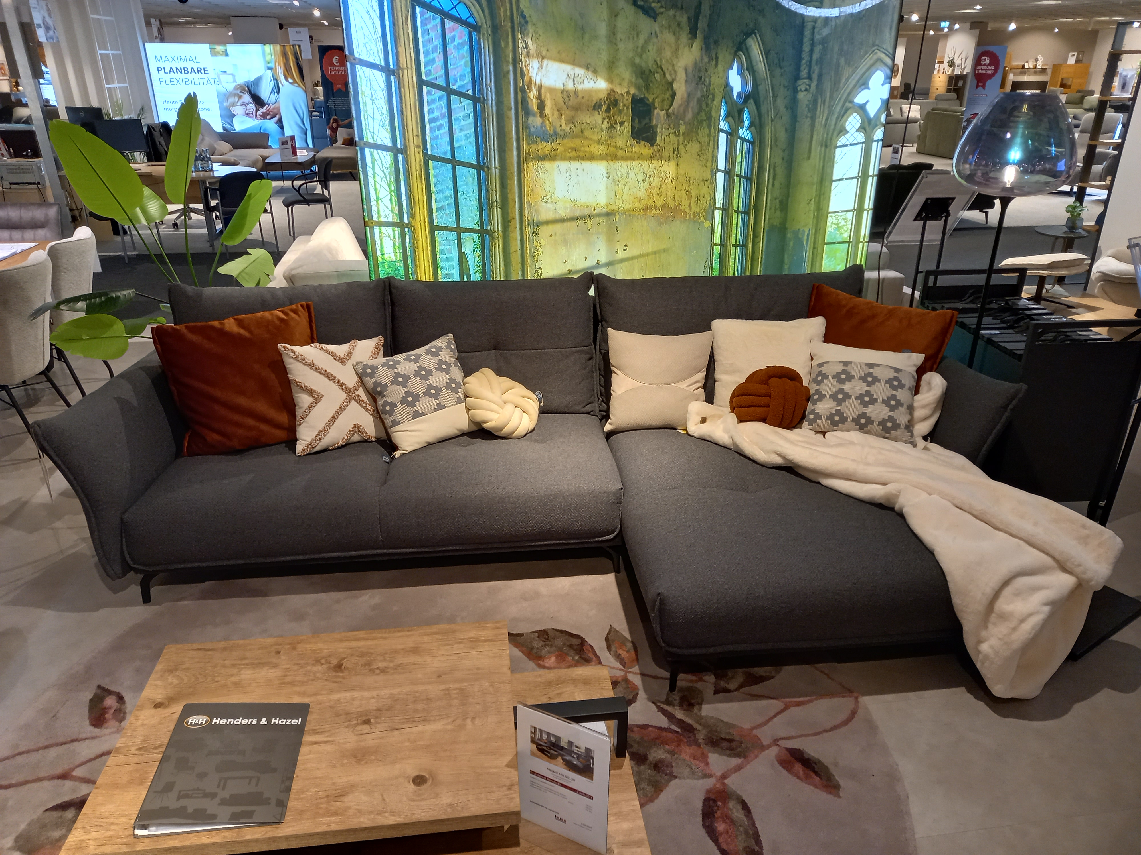 Henders & Hazel 3-Sitzer ALBI 45341-001, Couch, Wohnzimmer, Tabelle, Innenarchitektur, Bodenbeläge