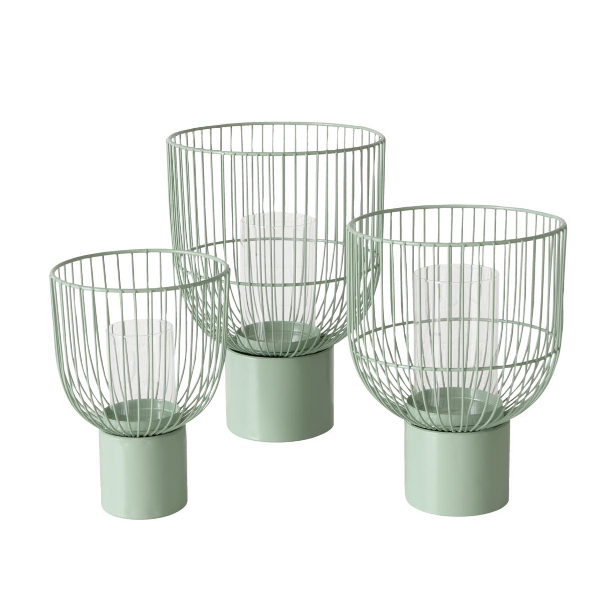 Boltze Windlicht Cindy 35cm CINDY 25x35 in Glas/Metall