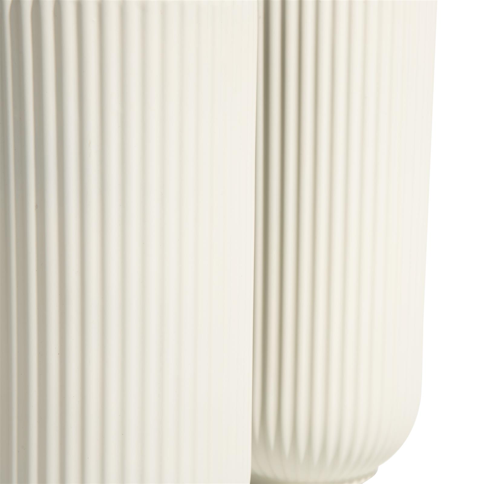 Coco Maison Vase Haley H29cm 48251-WIT