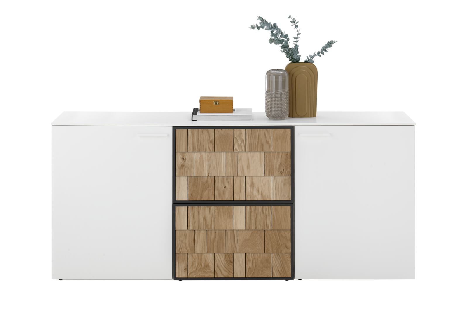 Sideboard in Lack bianco weiß matt