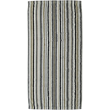 Cawö Duschtuch STRIPES 70x140cm in Farbe kiesel
