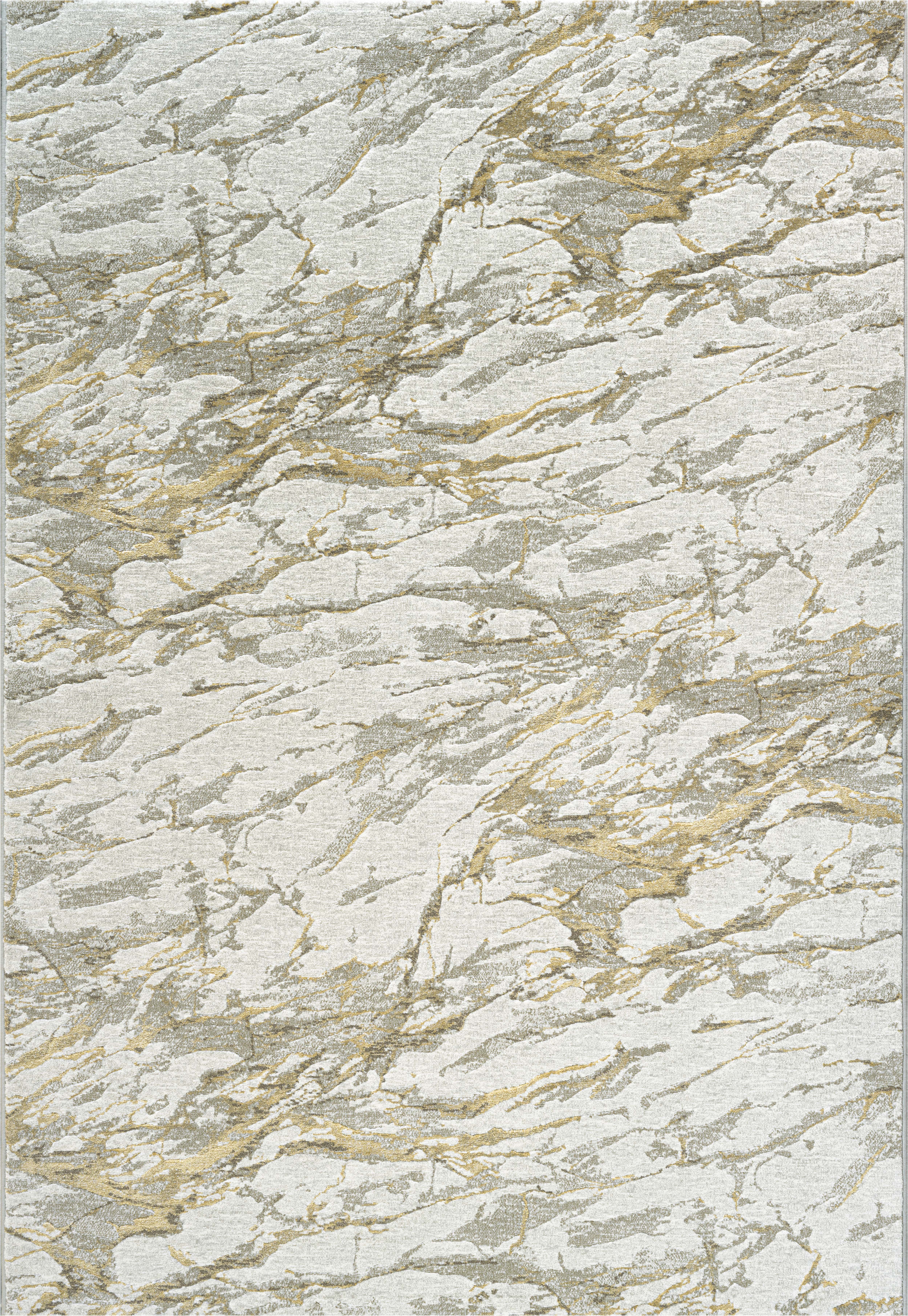 Ragolle Webteppich Platinum ca. 200x290cm in weiß-grau-gold