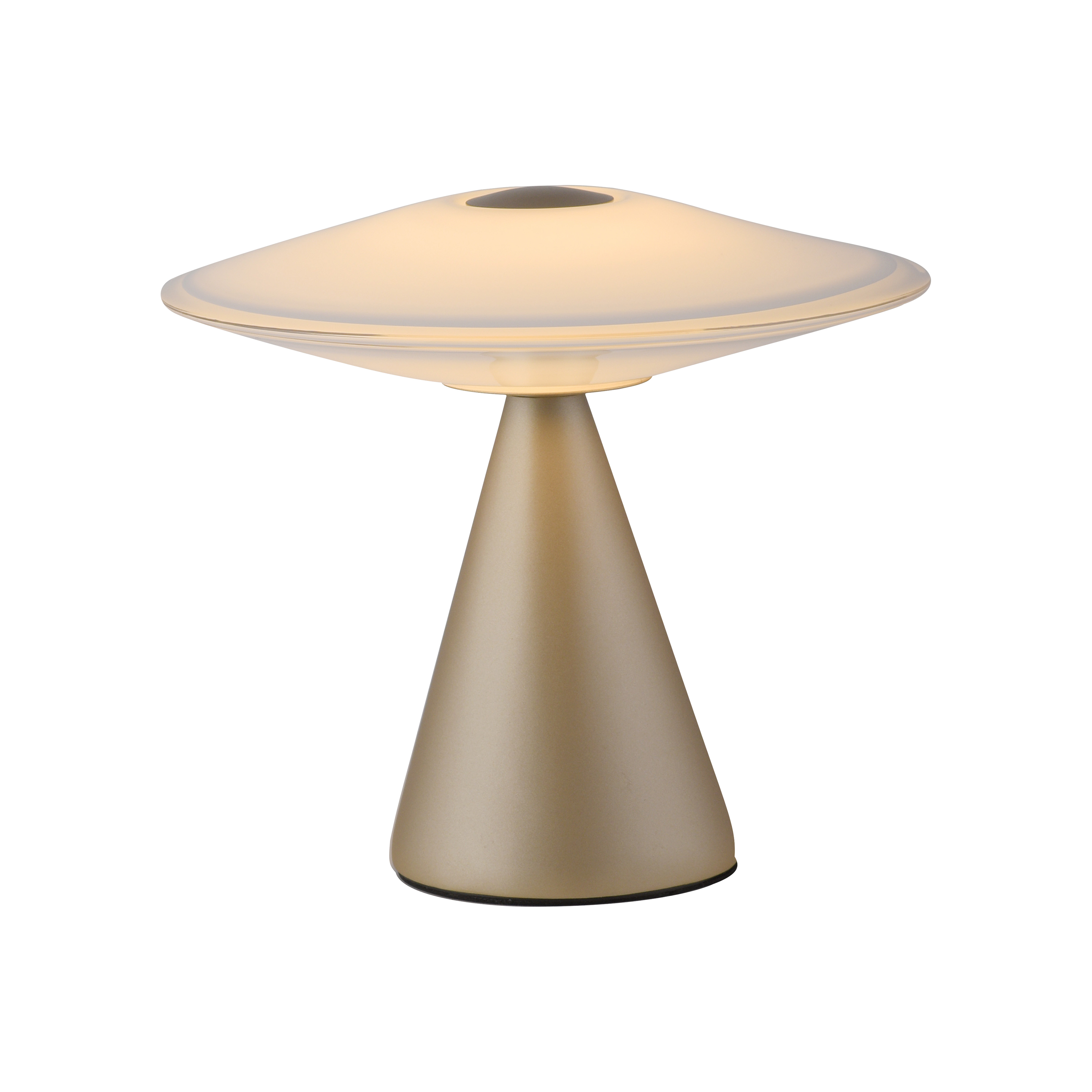 Paul Neuhaus LED-Tischleuchte ELIPSA 1-flammig in Farbe bronce, Lampe, Tischlampe