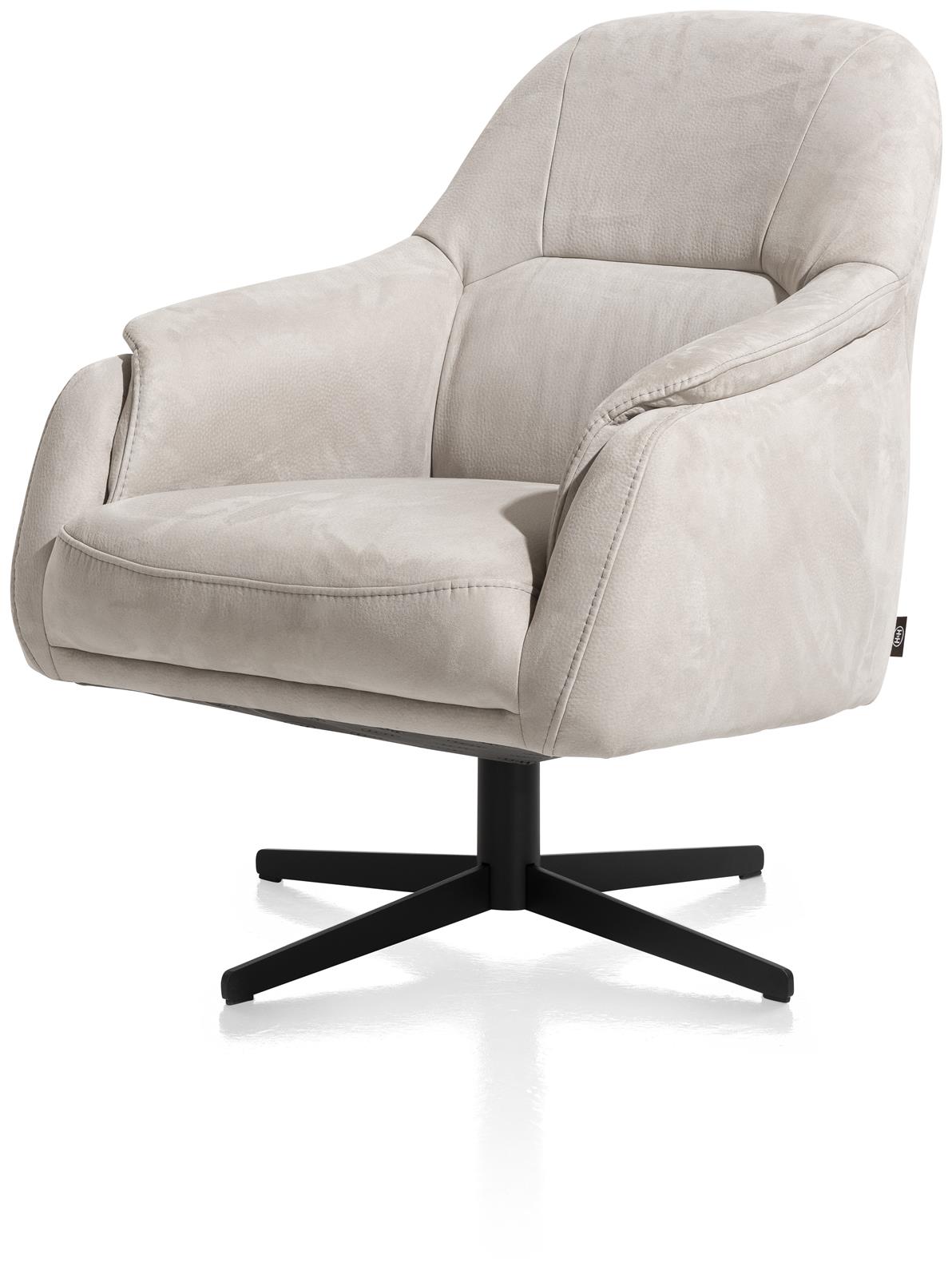 Henders & Hazel Sessel Asti ca. 74x87x81cm in Stoff Avicci creme