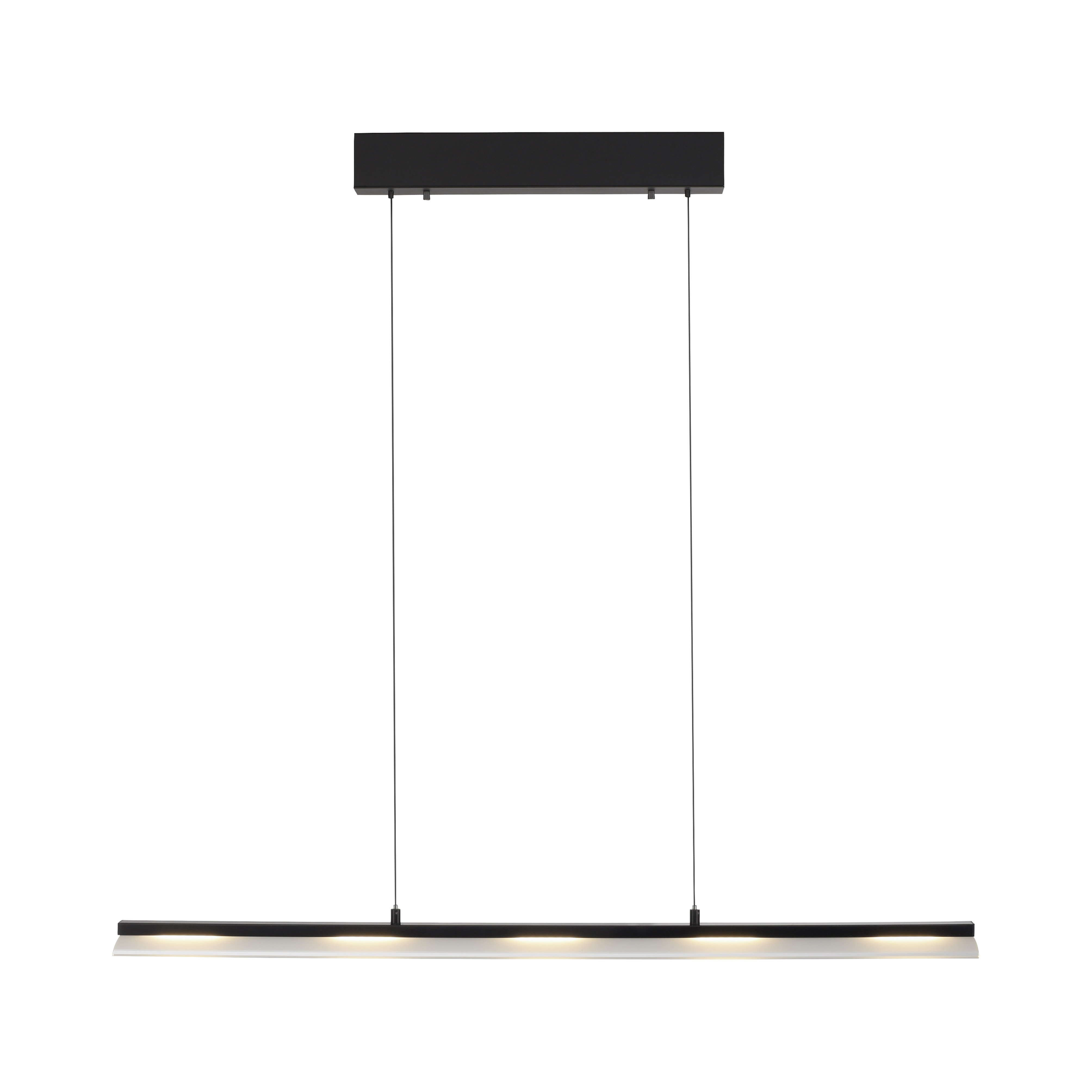 LED-Pendelleuchte NELE 1-flammig in Farbe schwarz