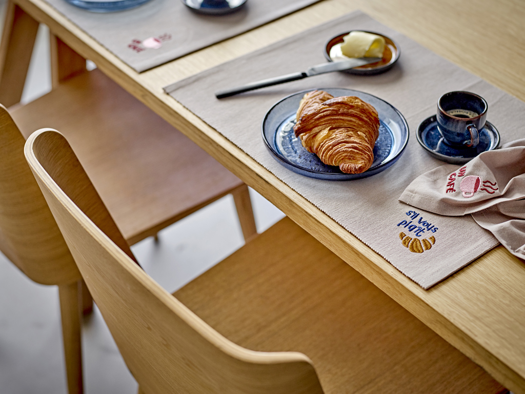 F&H Stoffservietten  BISTRO in Farbe Braun