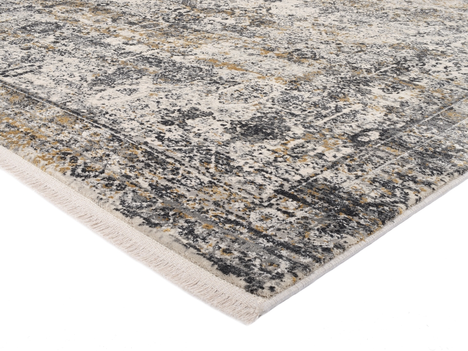OCI Webteppich ca. 160x230cm in Farbe grau-gold
