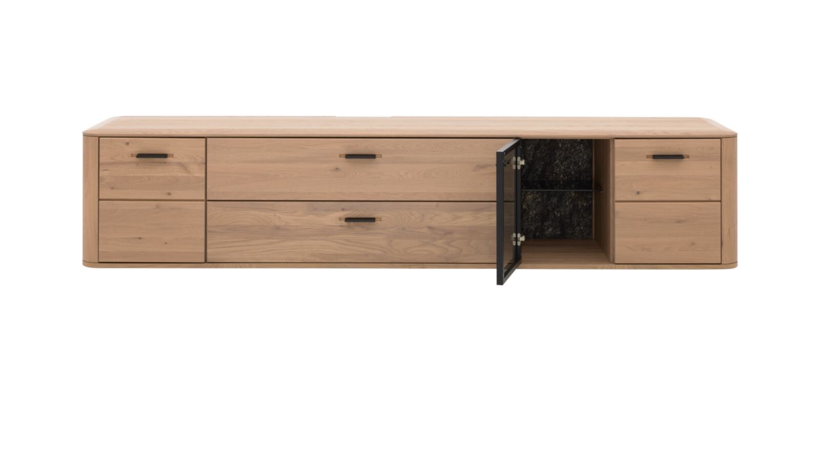 Interliving Wohnkombination IL2029 ca. B295 H205 T45 cm in Wildeiche massiv