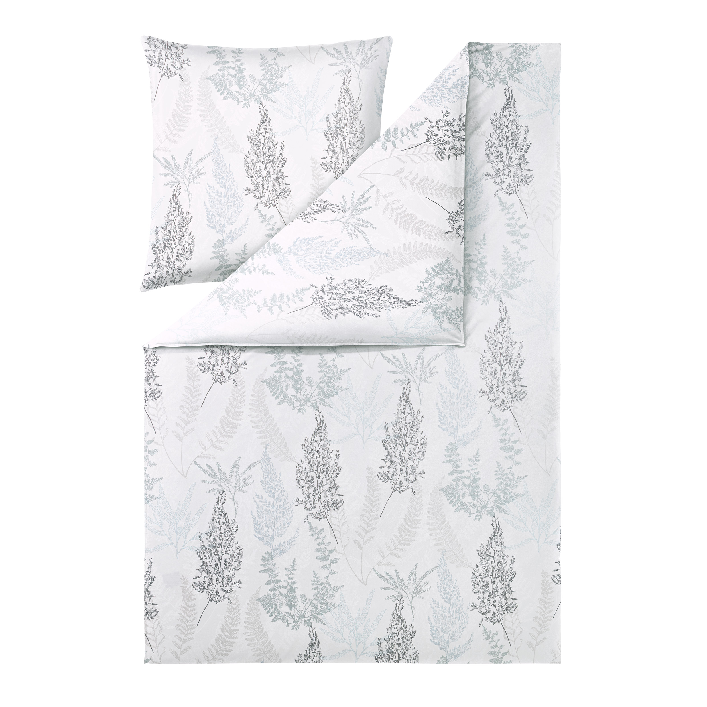 Bettwäsche HEDI  ca. 155x220cm in Farbe eisblau, Kissen, Dekoration für Zuhause, Mobiliar