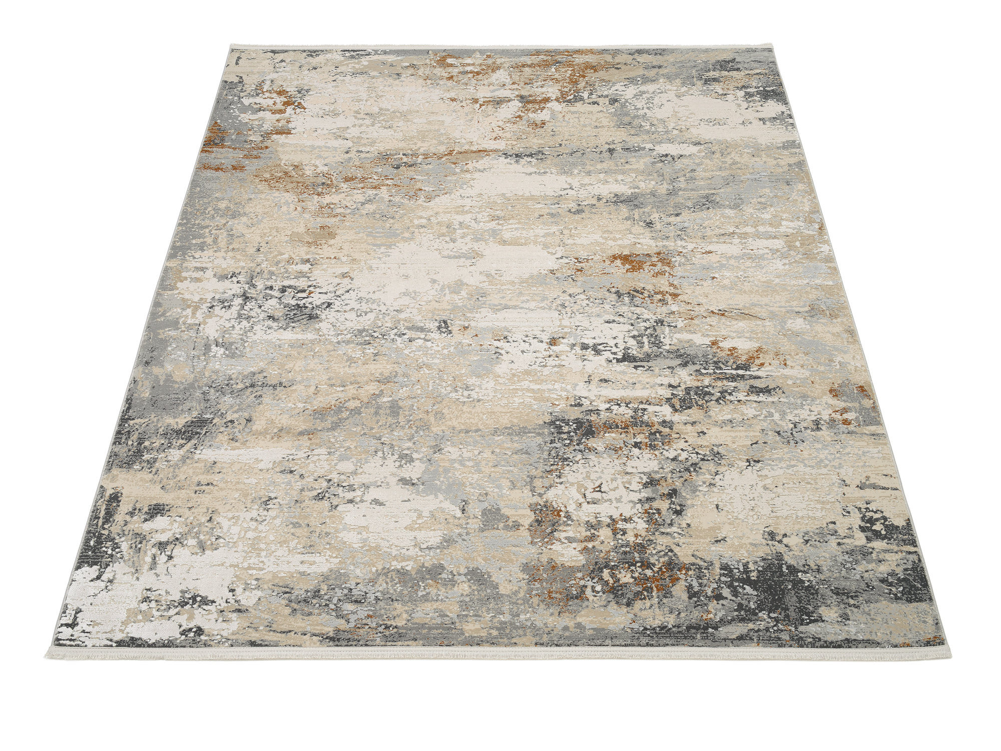 OCI Webteppich ca. 67x130cm in Farbe beige-grau