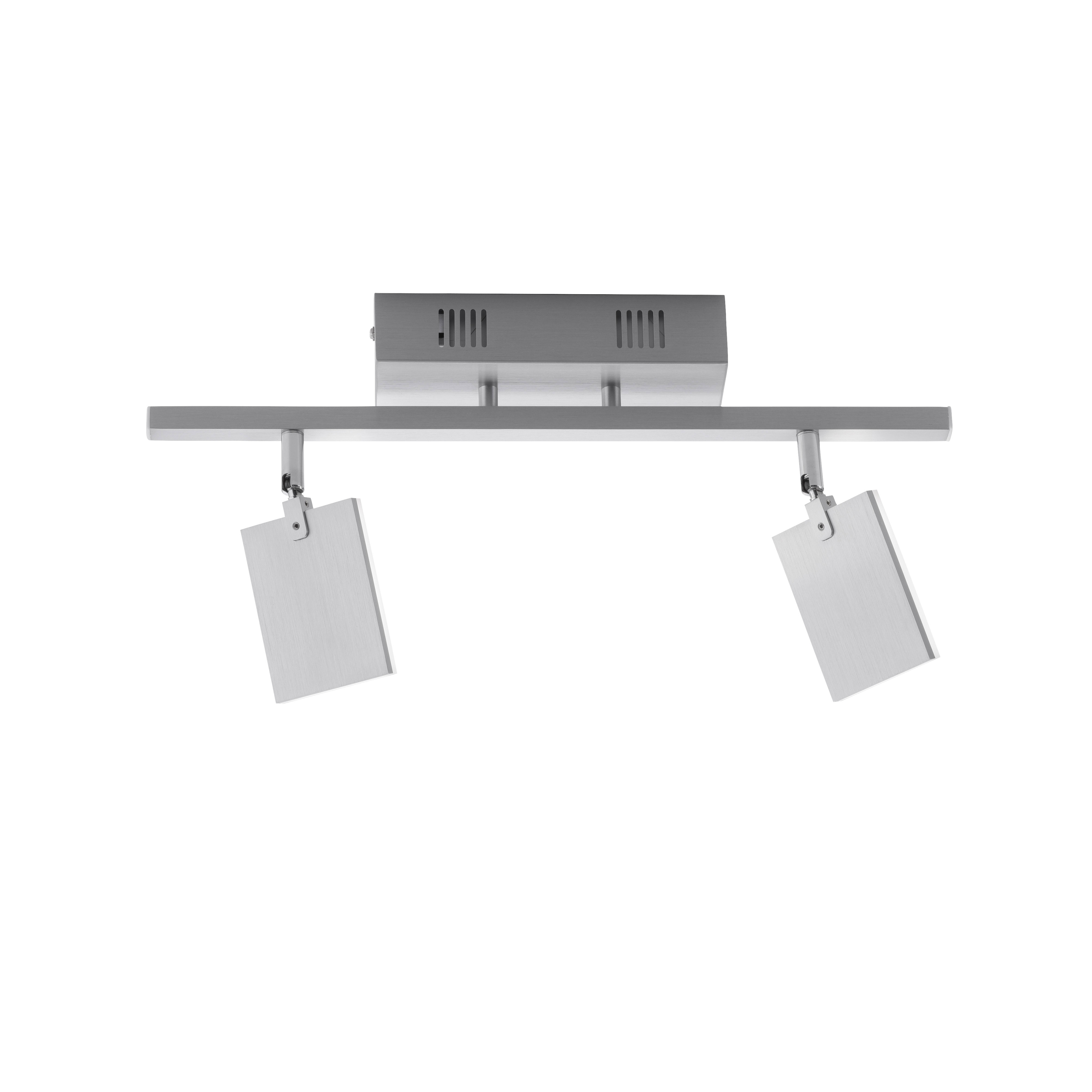 Paul Neuhaus LED-Deckenleuchte PURE MIRA 2-flammig in Farbe aluminium, Beleuchtung