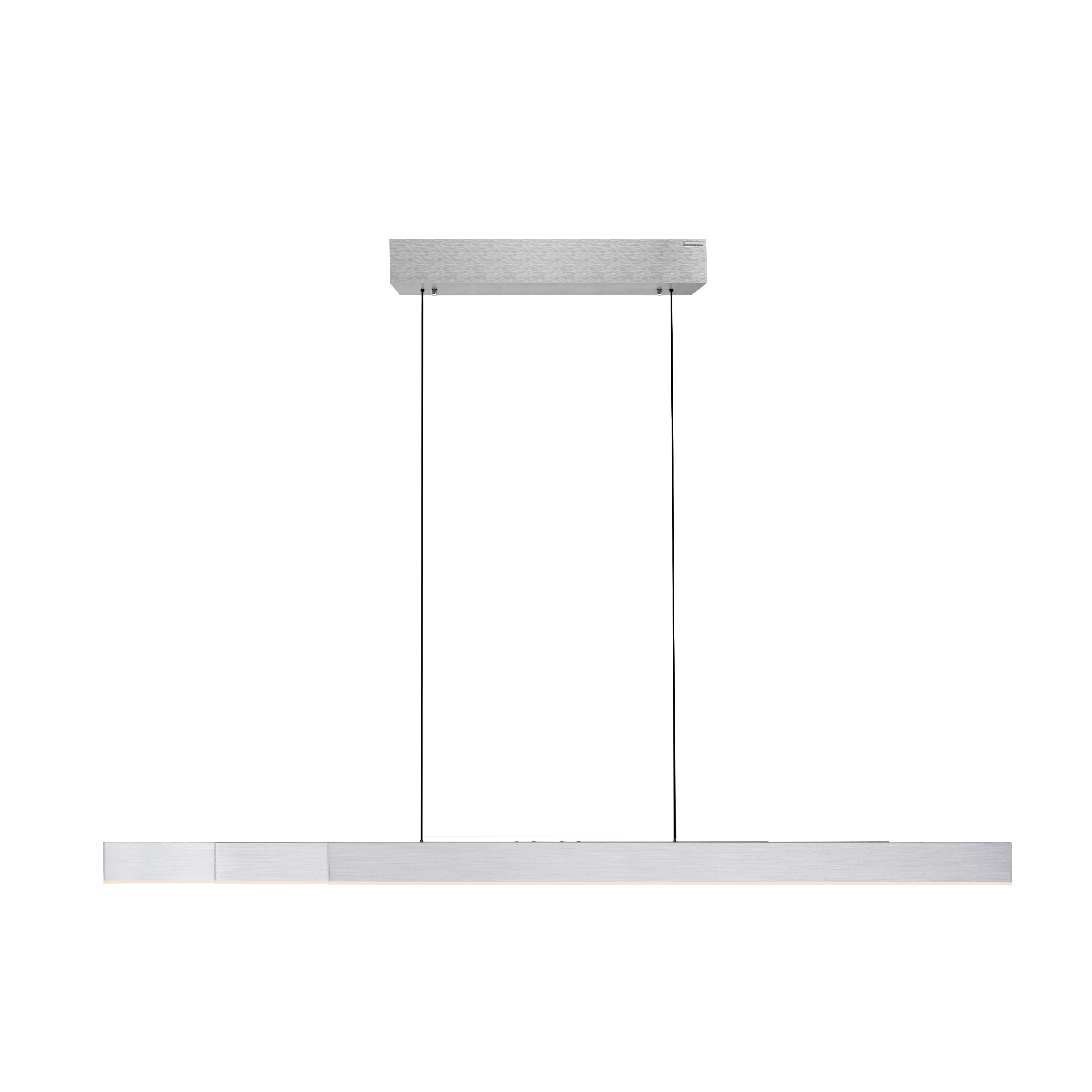 Paul Neuhaus LED-Pendelleuchte PURE MOTO-RISE 3-flammig in Farbe aluminium, Elektronik, Bildschirm
