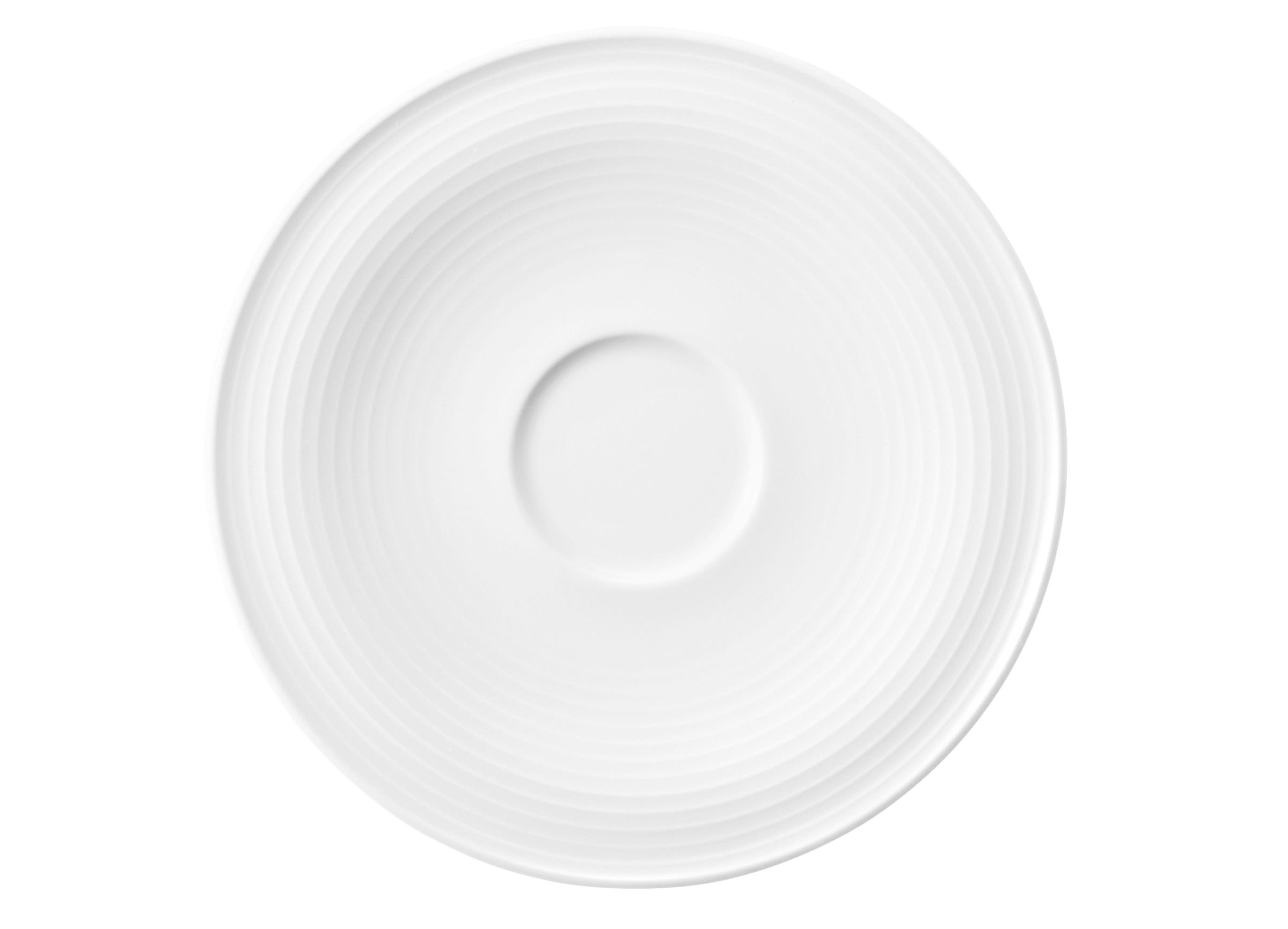 Seltmann Weiden Kombi-Untertasse groß 16,5 cm Beat 3 weiß