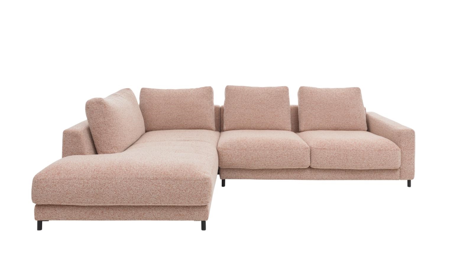 Polsterecke NO. 4103 ca. 223x301cm in Stoff Donna rusty melange