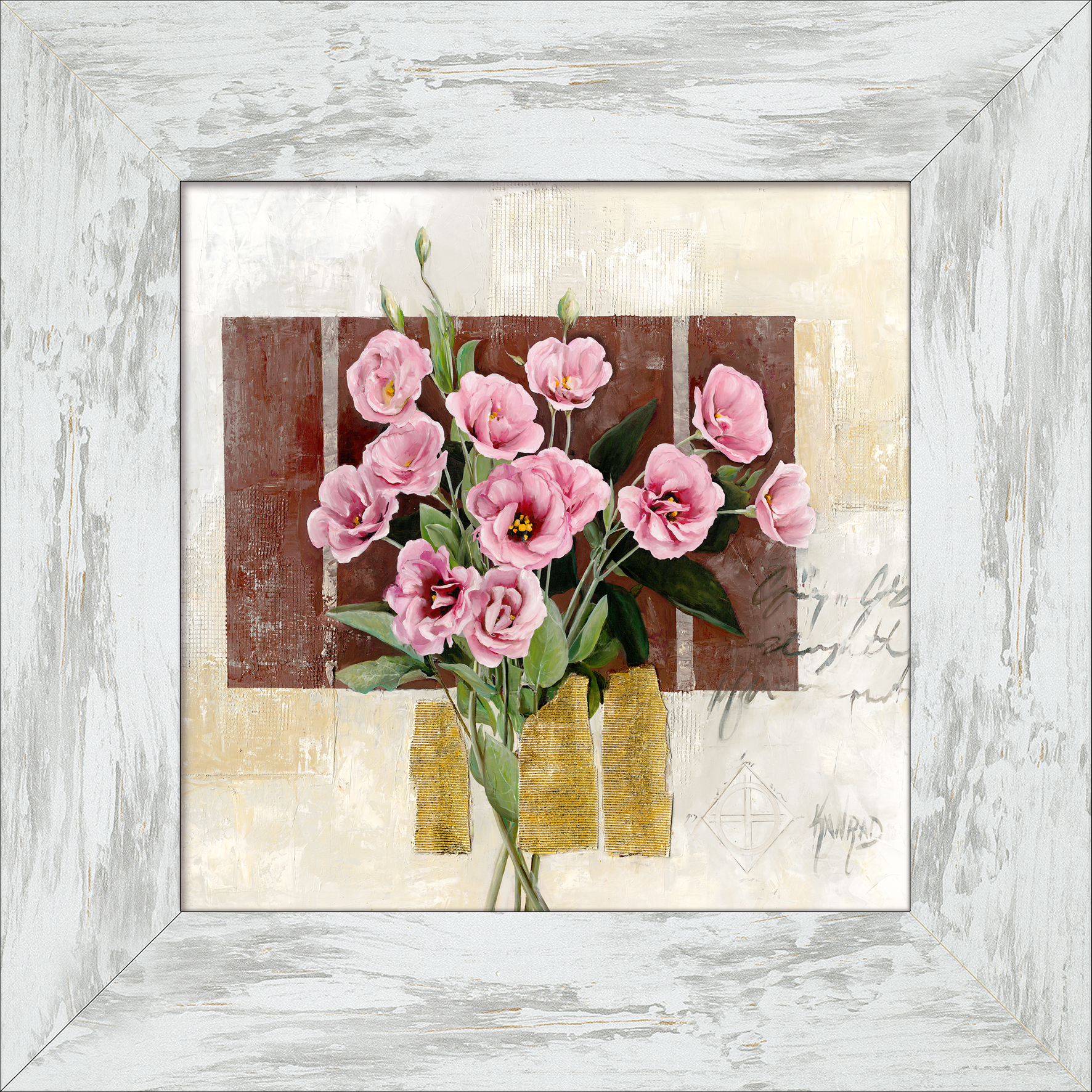 ProArt New Classic Wood 44x44cm Ornaments with flowers I