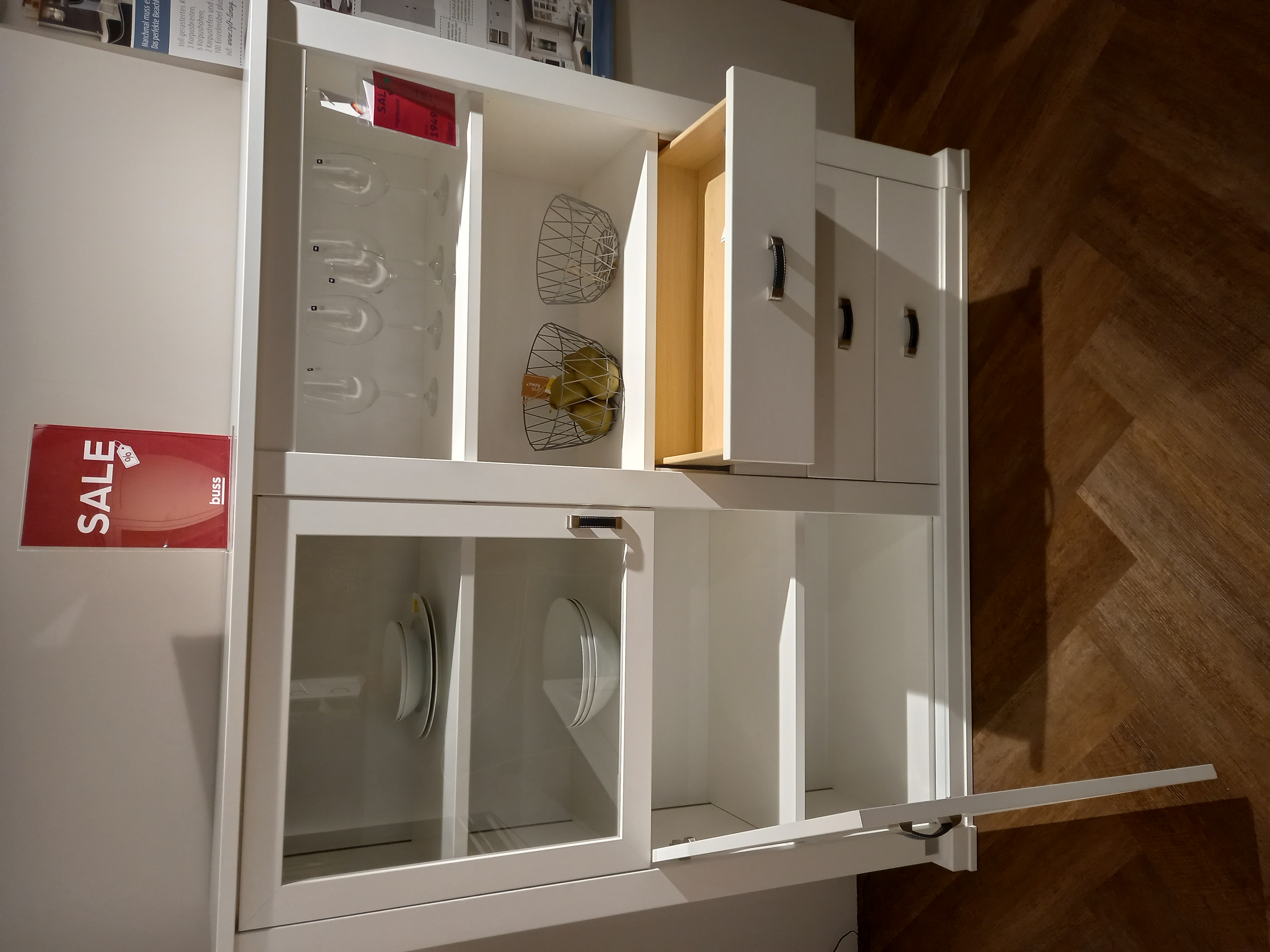 Wehrsdorfer Highboard  ca. B160 H151 T41cm in weiß PG.1, Moebel, Kabinett, Anrichte