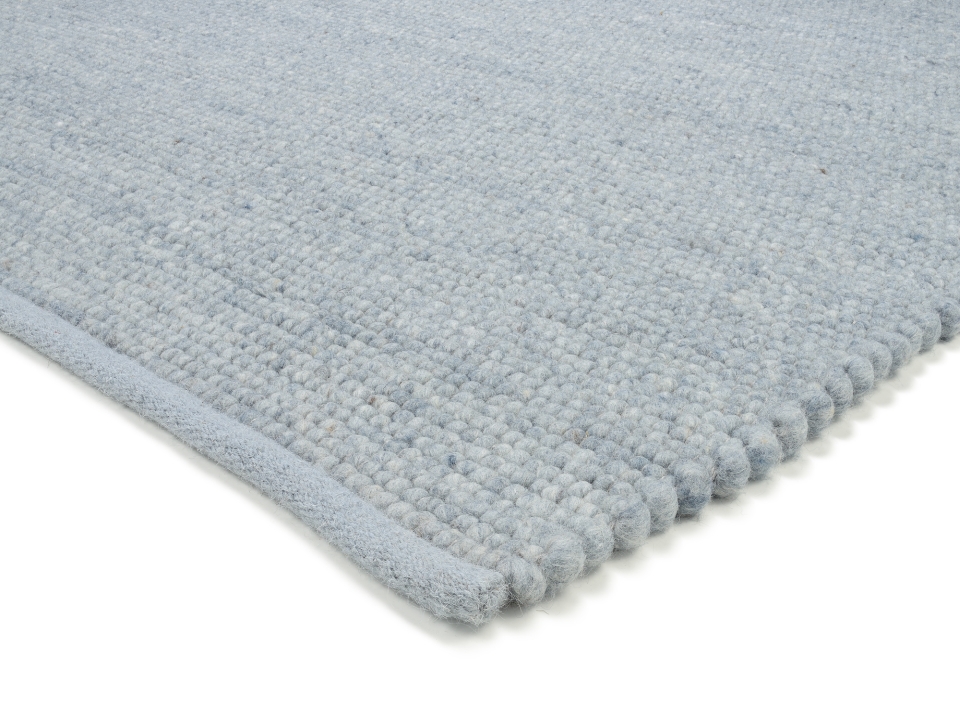 OCI Handwebteppich WIESENBRISE ca. 120x180 cm in Farbe grau-blau
