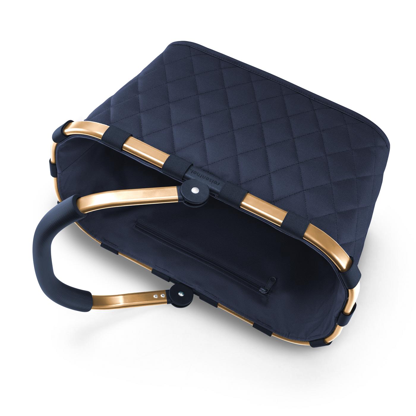 Reisenthel CARRYBAG in Farbe frame rhombus midnight gold