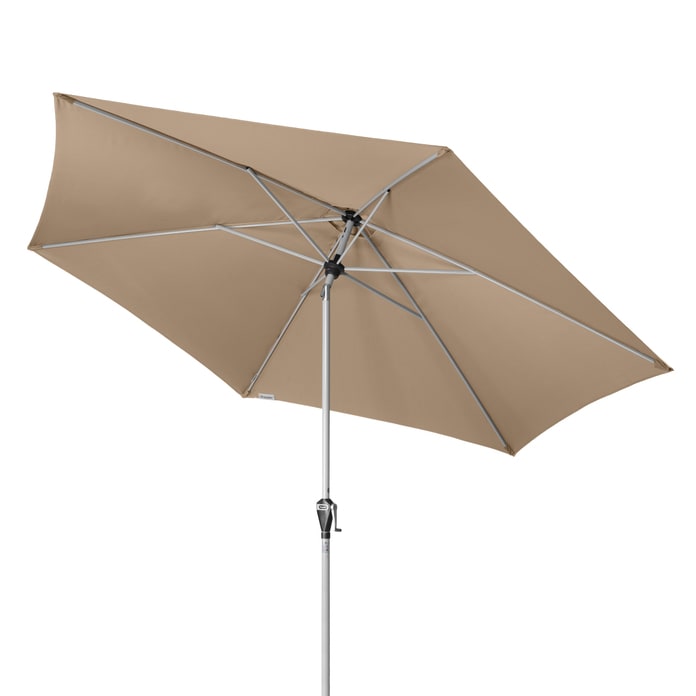 Doppler Kurbelschirm ACTIVE Ø ca. 320cm in Farbe greige