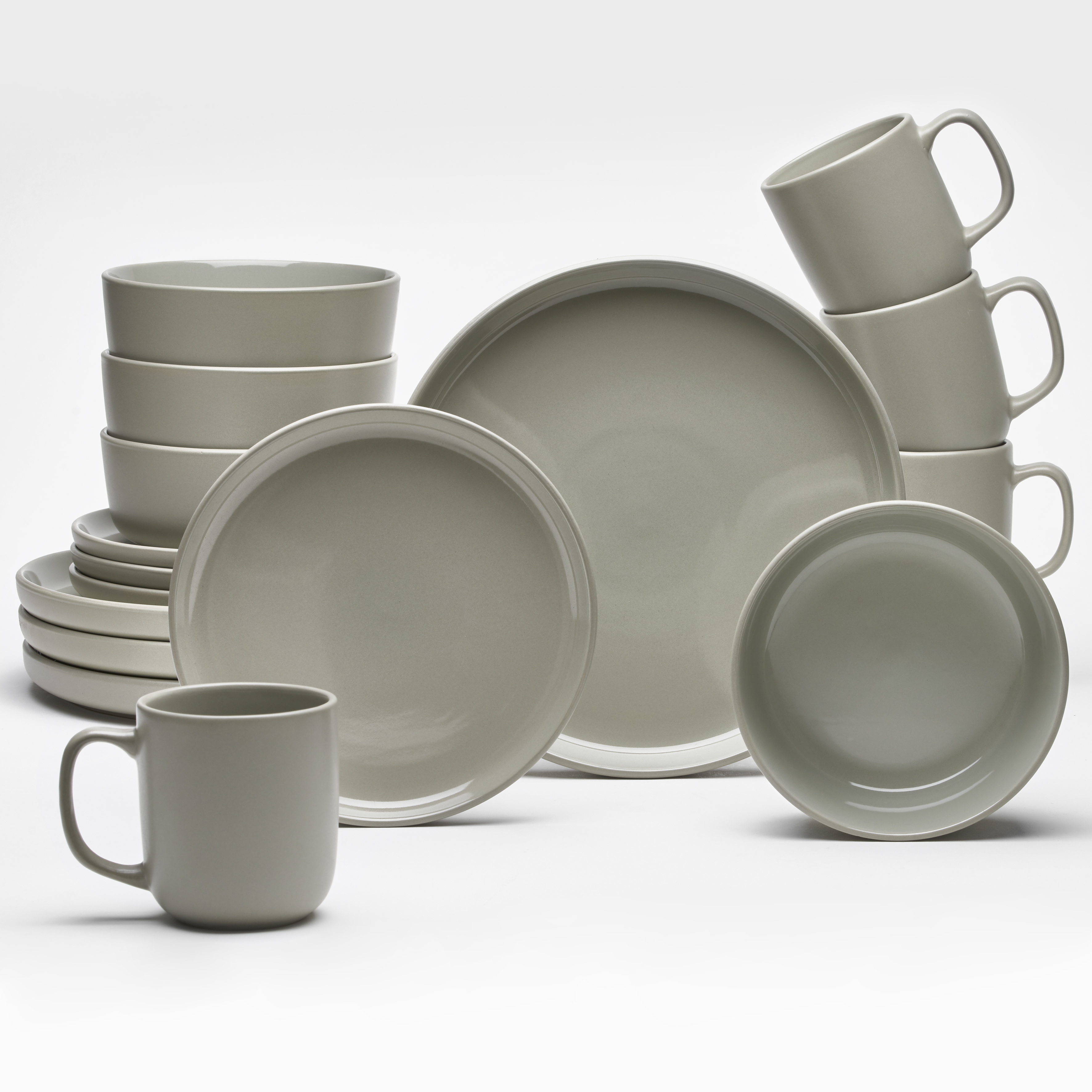 van Well Kombiservice 16-teilig  LINZ in taupe