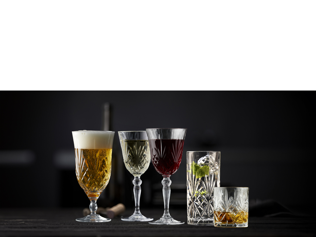 F&H Highball  MELODIA 0,036 Liter in Farbe Klar