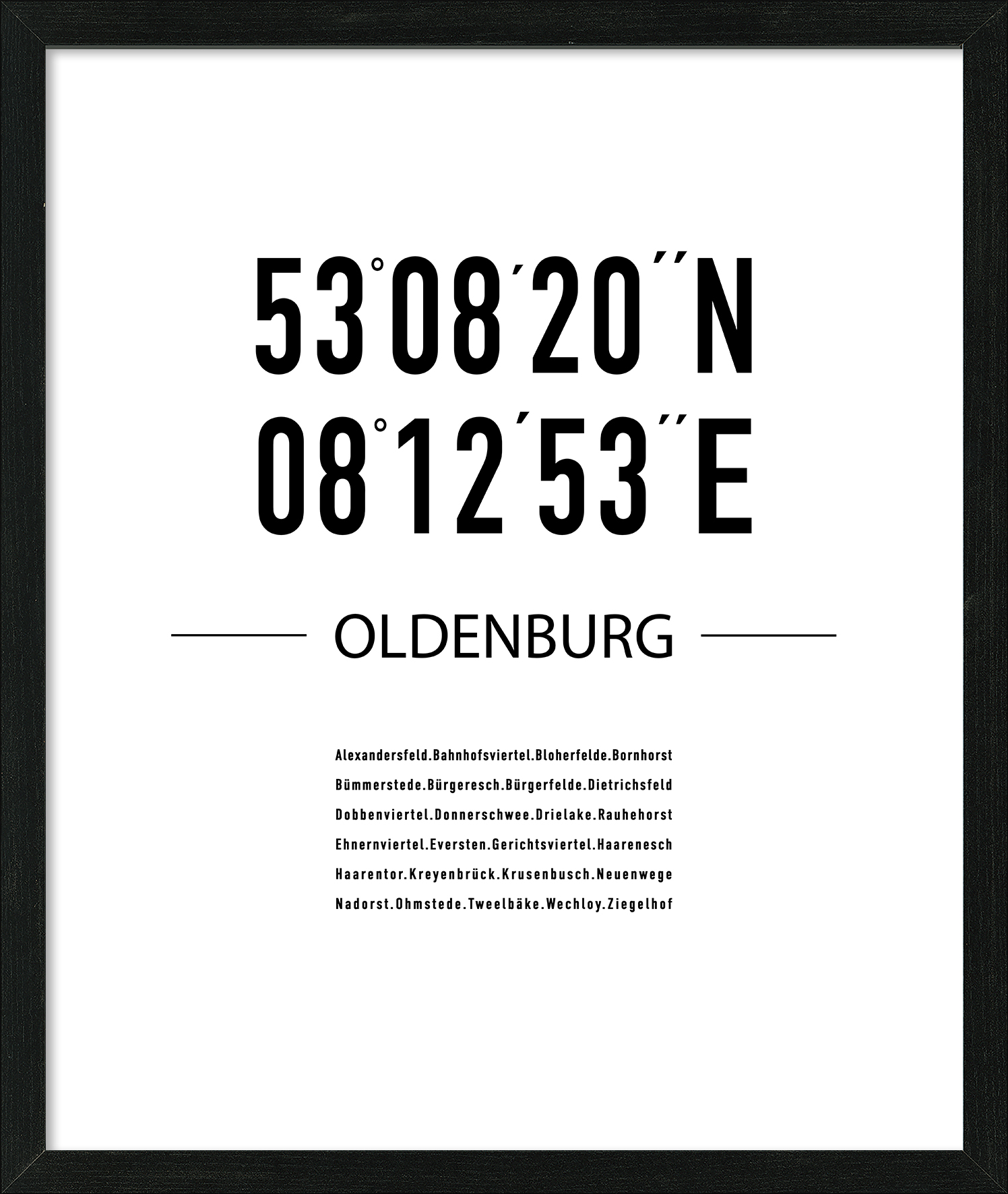 ProArt Framed-Art Scandic Living 55x65cm Oldenburg
