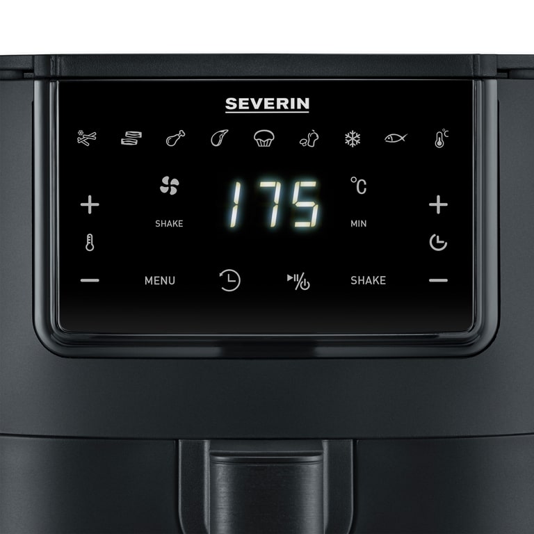 Severin Heißluftfritteuse  4 Liter BLACK LINE in schwarz/Kunststoff, 1300 W, Computerausrüstung, Elektronik, Hardware, Überwachen, Bildschirm