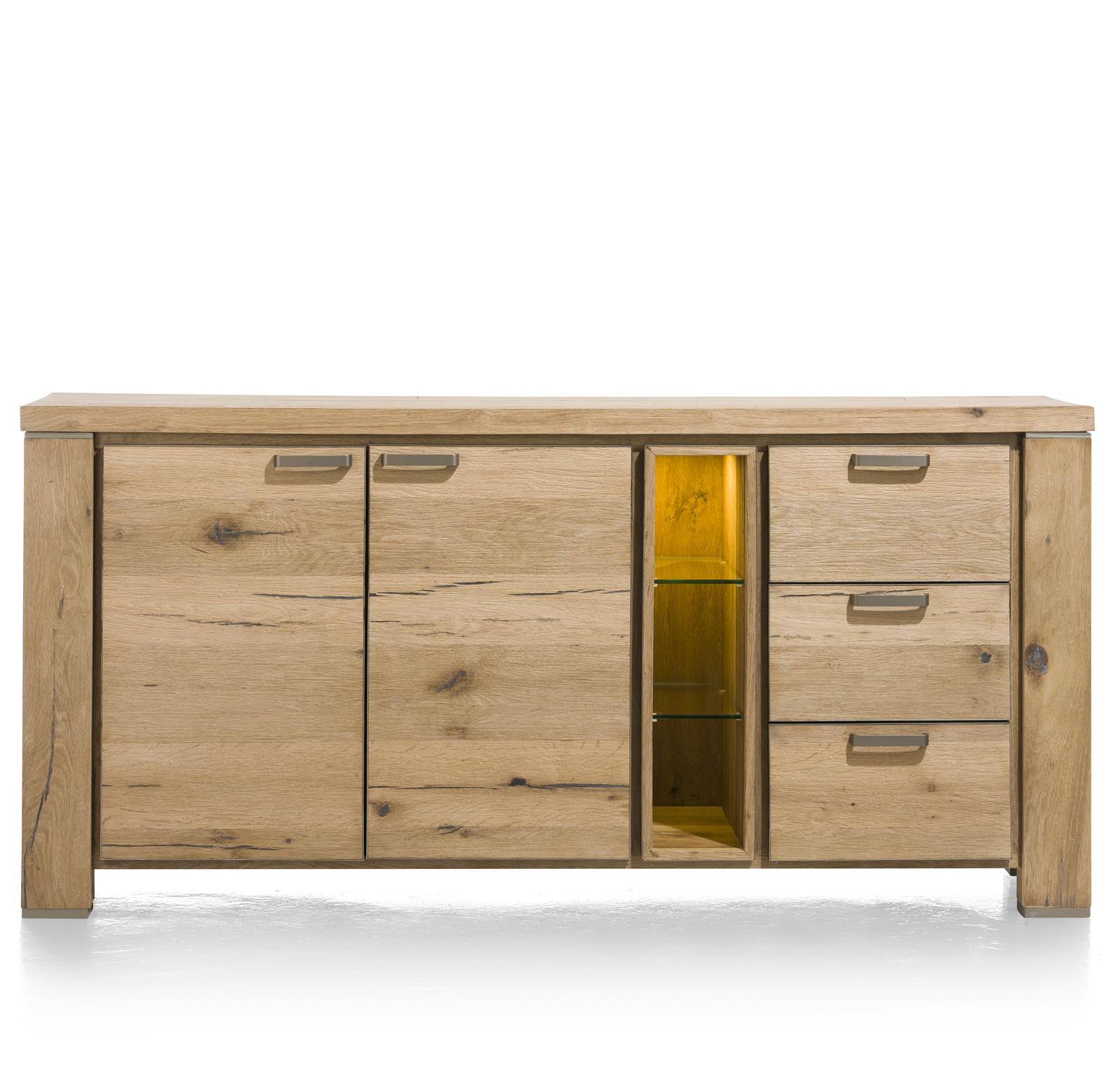 Habufa Sideboard CANOVA in Railway brown