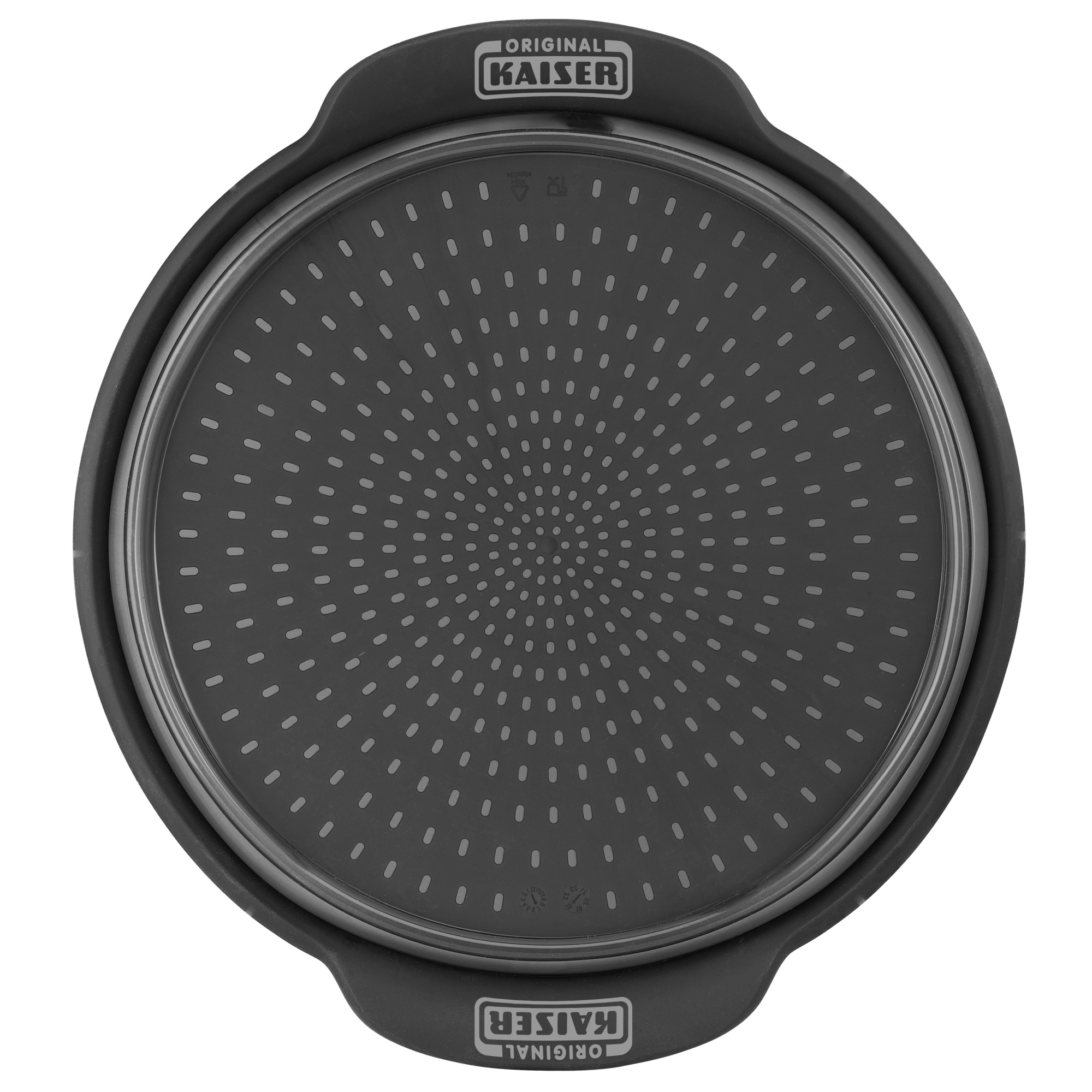 Kaiser Springform Silikon 24cm in schwarz