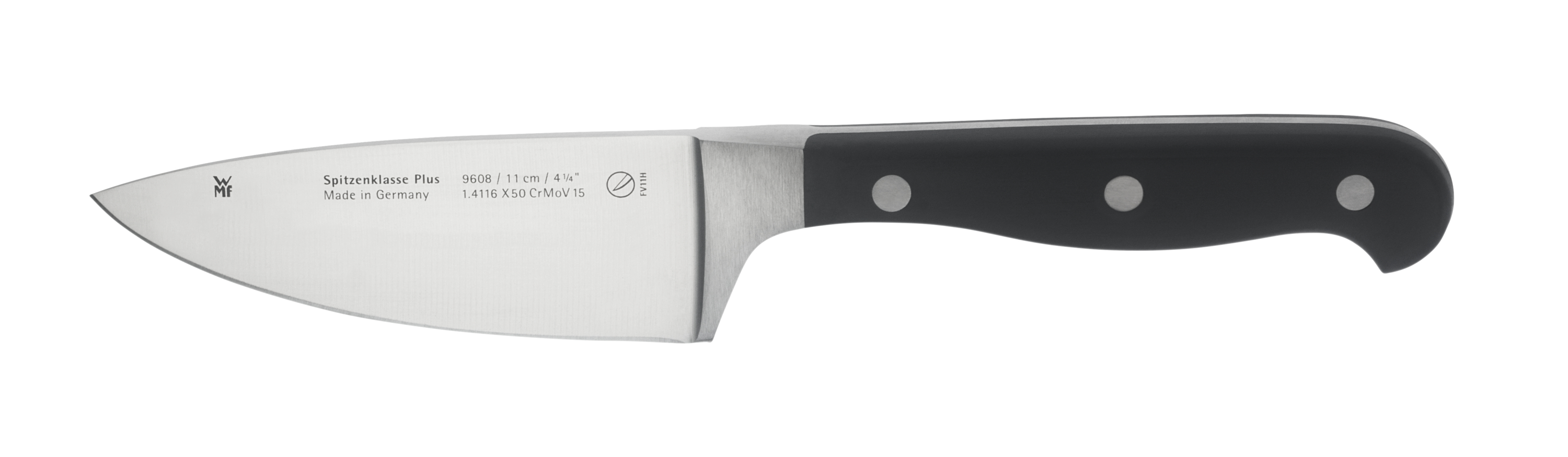 WMF Spitzenklasse Plus Käse- und Kräutermesser, 11 cm in schwarz/Edelstahl