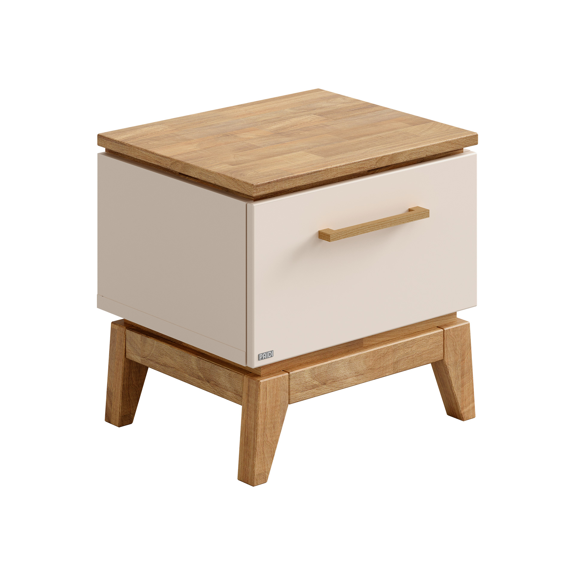 Paidi Nachtkommode in Korpus/Front Cashmere beige