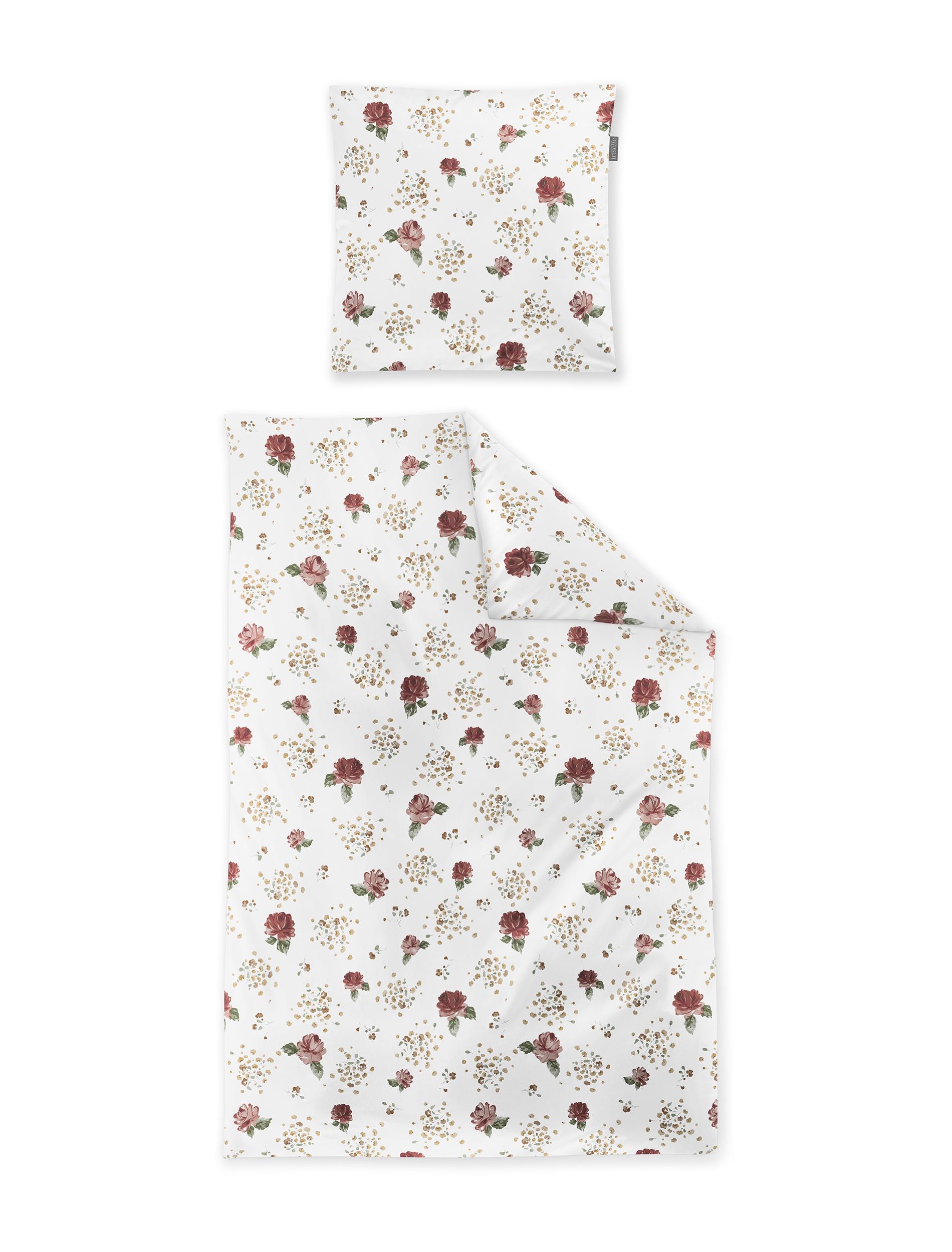 Irisette Edel-Feinbiber Bettwäsche KOALA-J ca. 135x200cm in Farbe rot