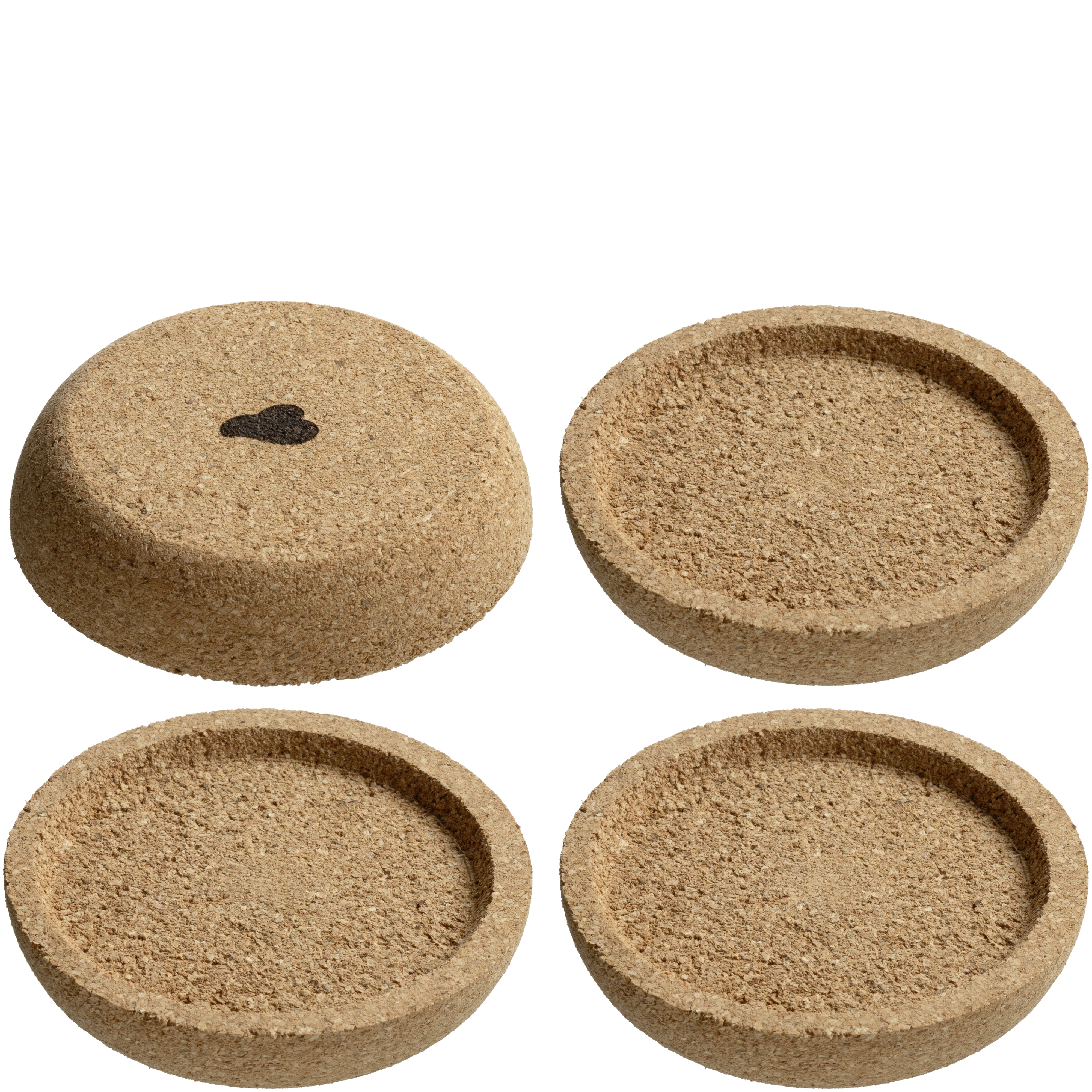LEONARDO Korkuntersetzer Gocce 6cm in Farbe beige
