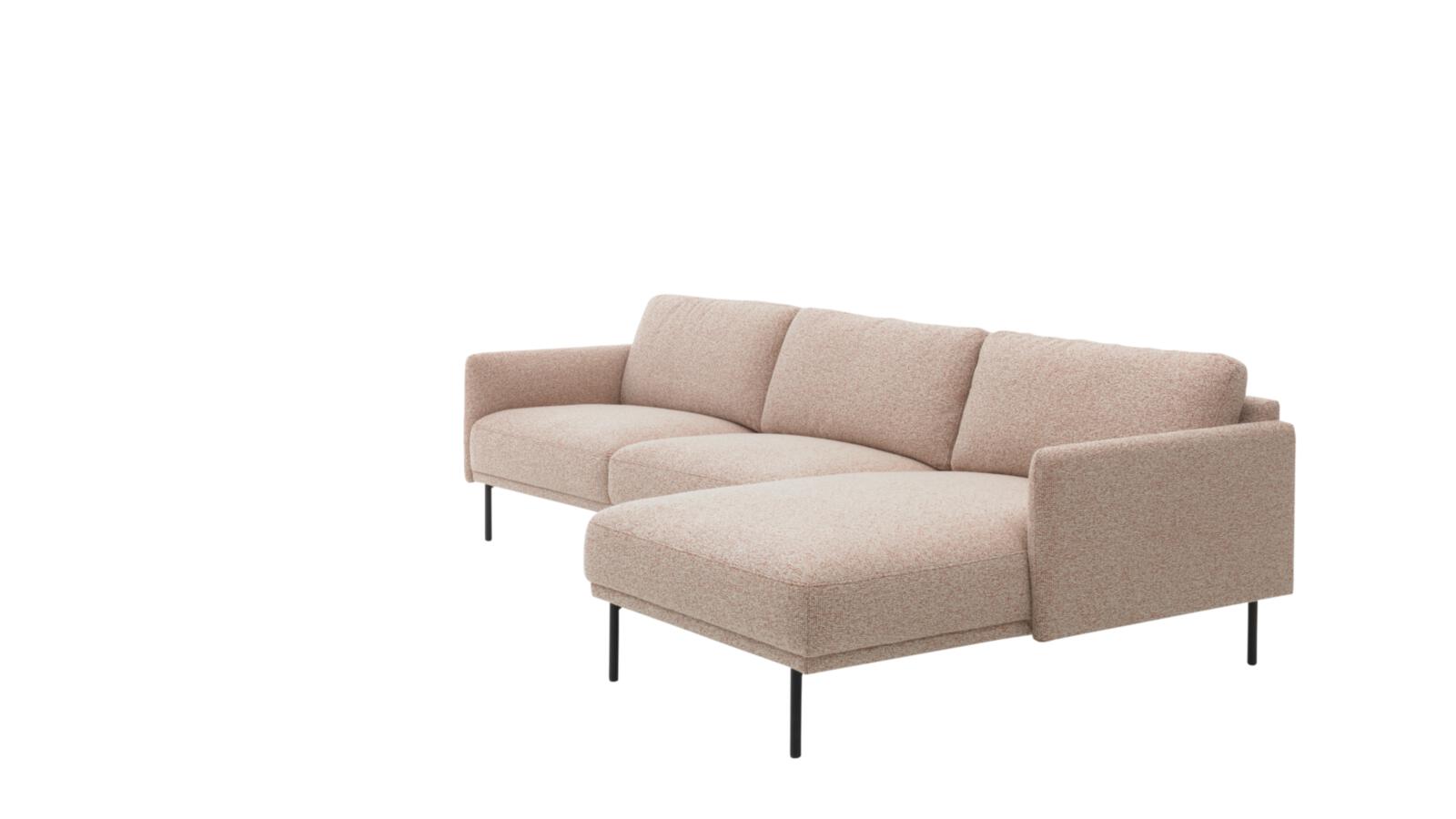 Roomio Polsterecke NO. 4104 ca. 277x154cm in Stoff Donna rusty melange