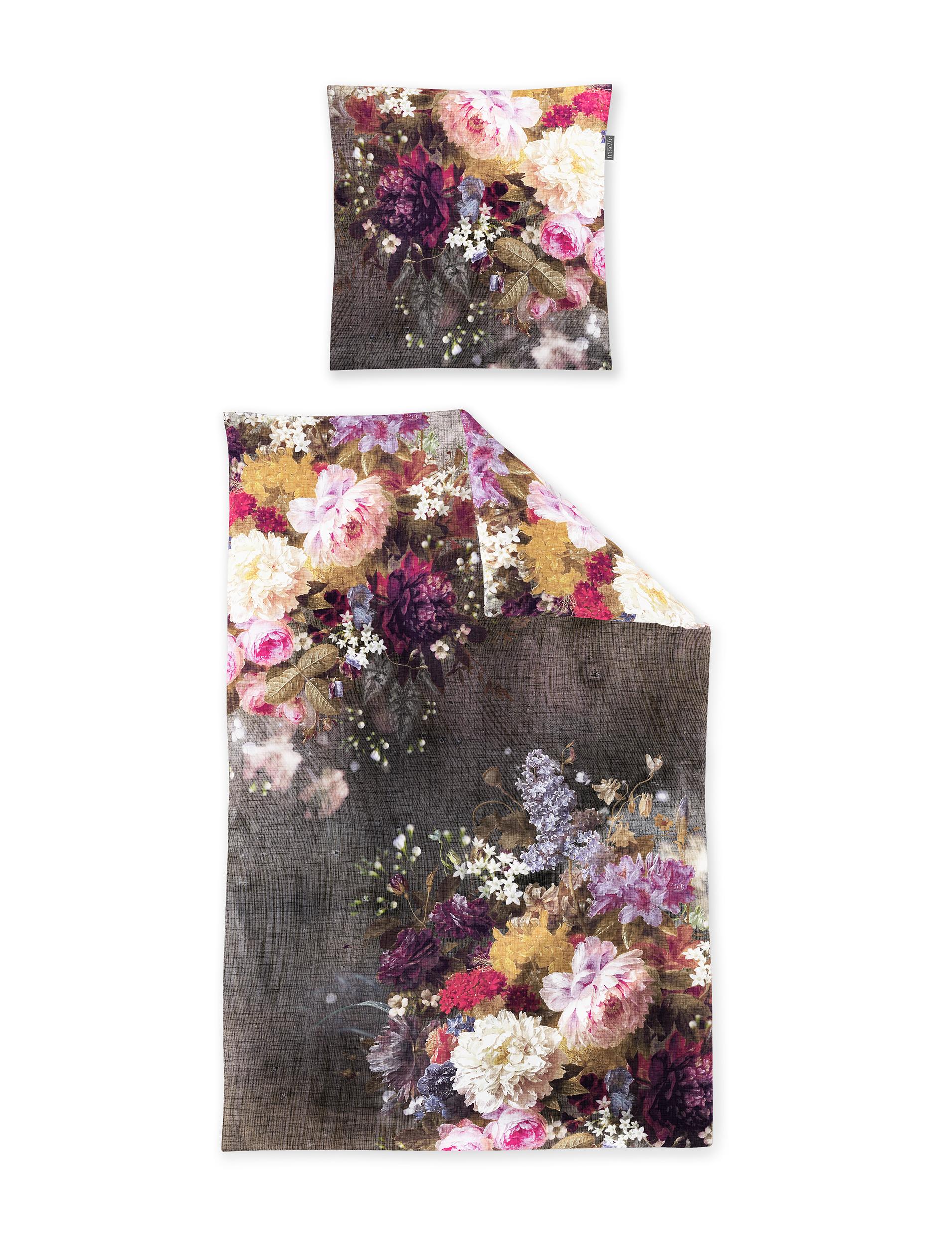 Irisette Flausch-Cotton Bettwäsche ZOBEL ca. 135x200cm in Farbe multi