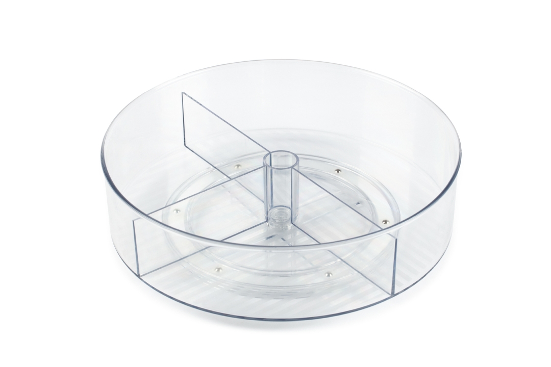 Rotho Drehteller Küchenorganizer KÜCHE in Farbe Transparent
